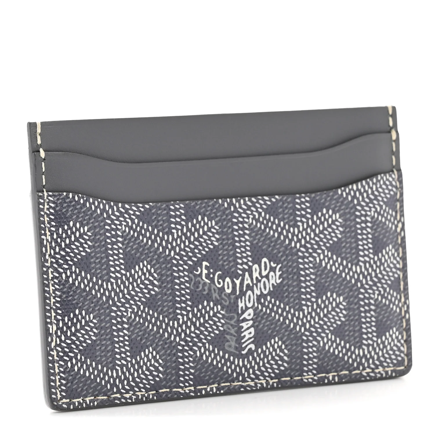 Goyardine Saint Sulpice Card Holder Grey - Image 6