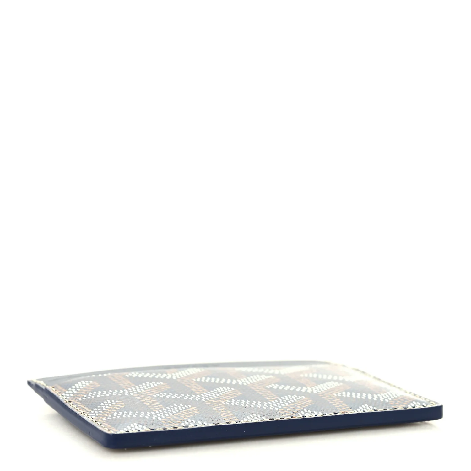 Goyardine Saint Sulpice Card Holder Navy - Image 4
