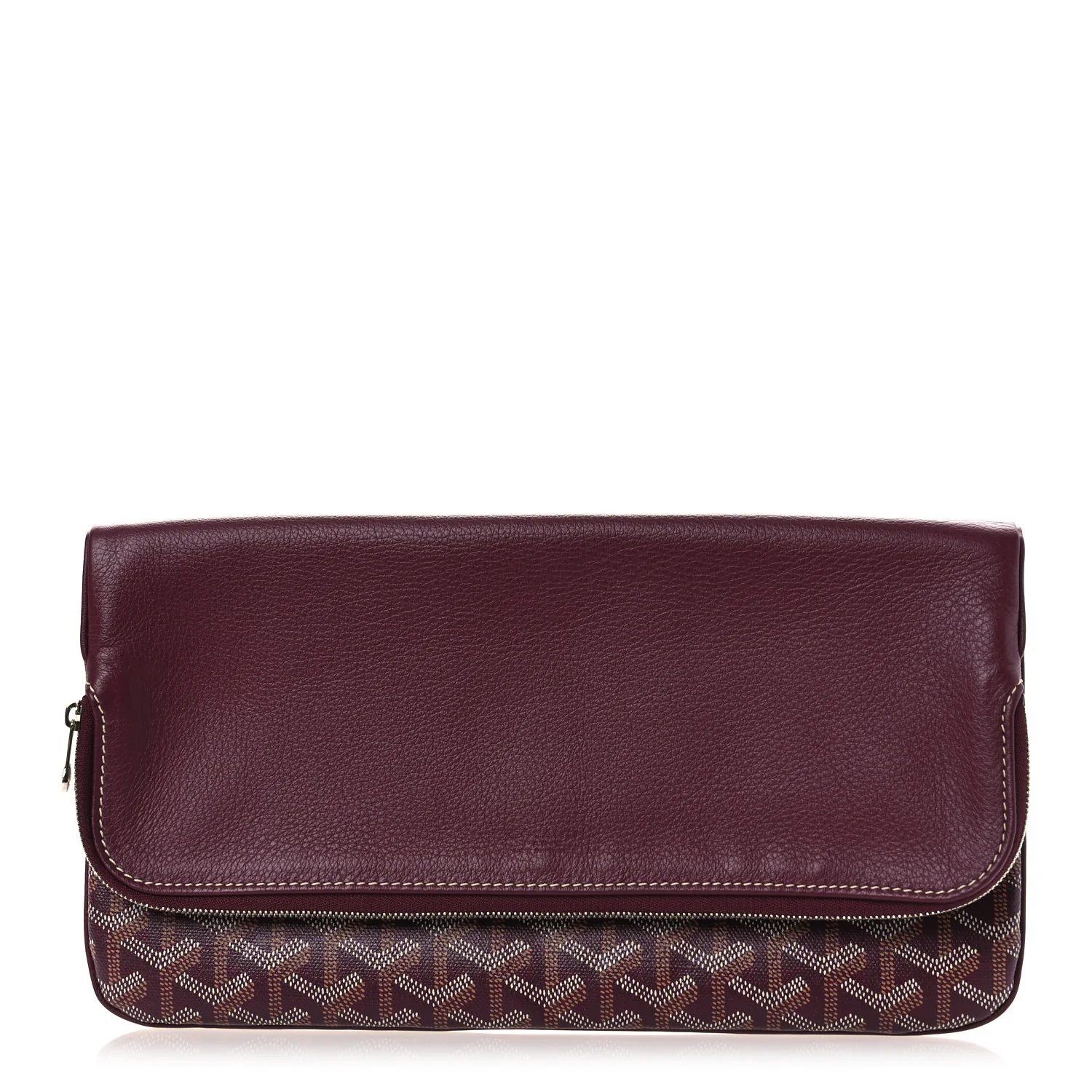 Goyardine Sainte Marie Soft Clutch Bordeaux