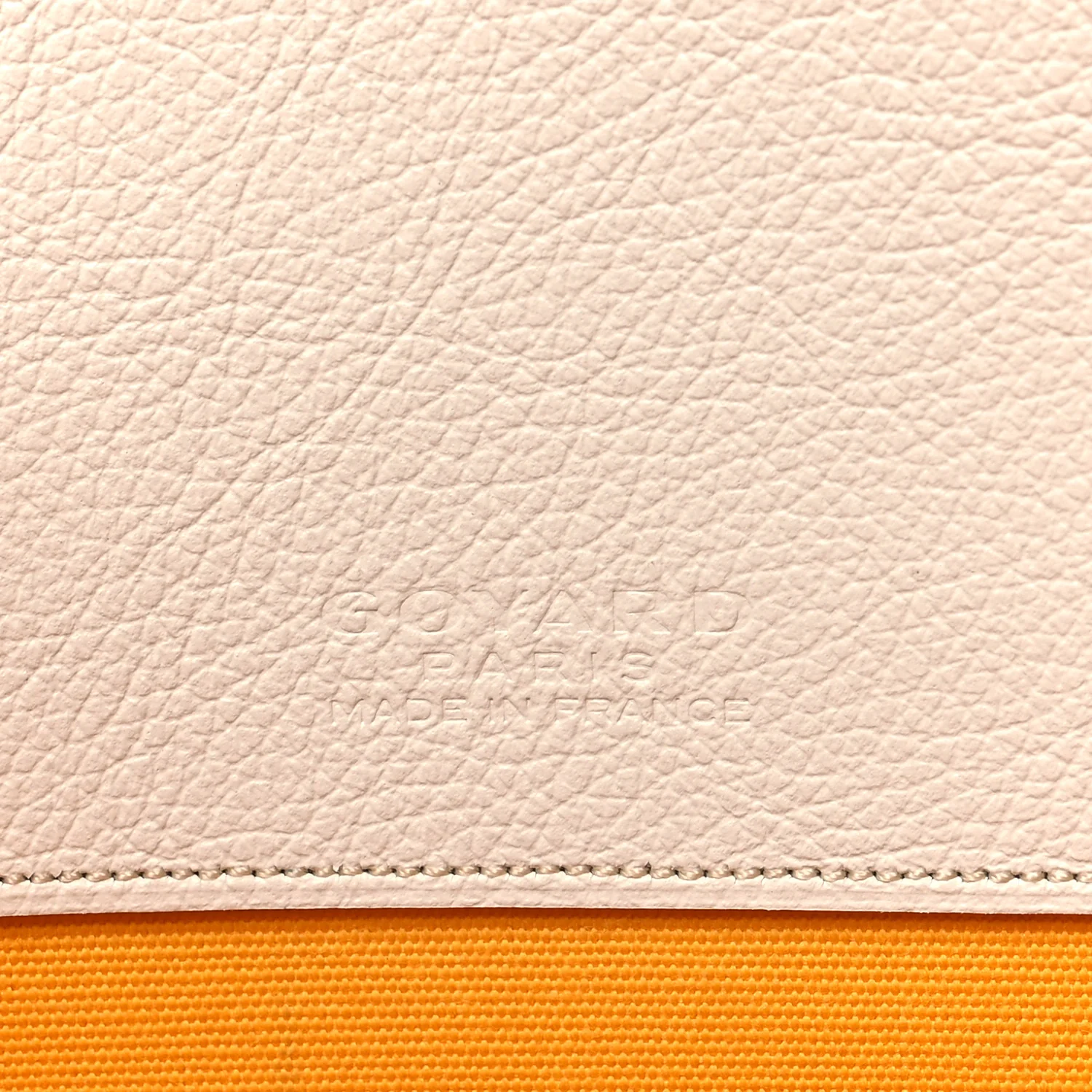 Goyardine Senat Pochette GM White - Image 6