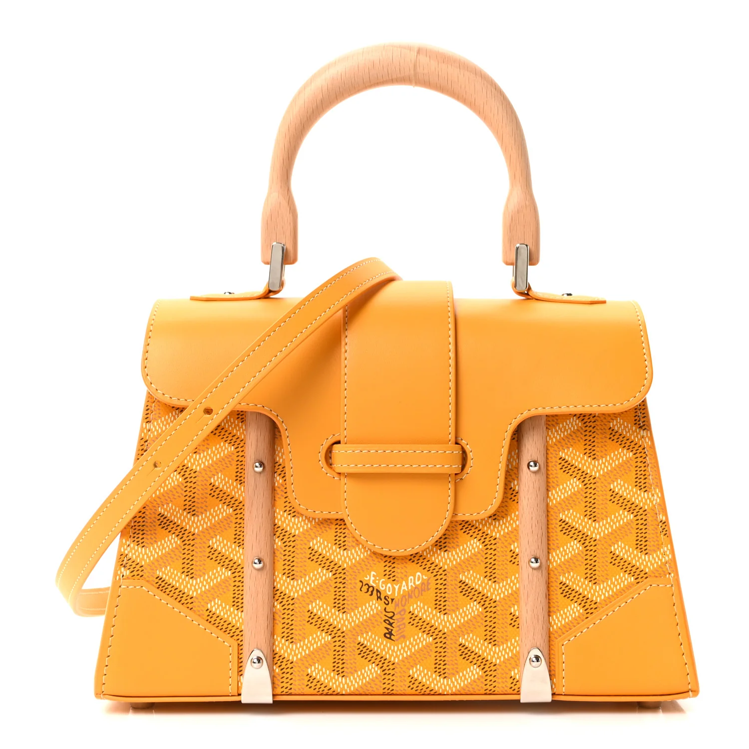 Goyardine Structure Mini Saigon Yellow