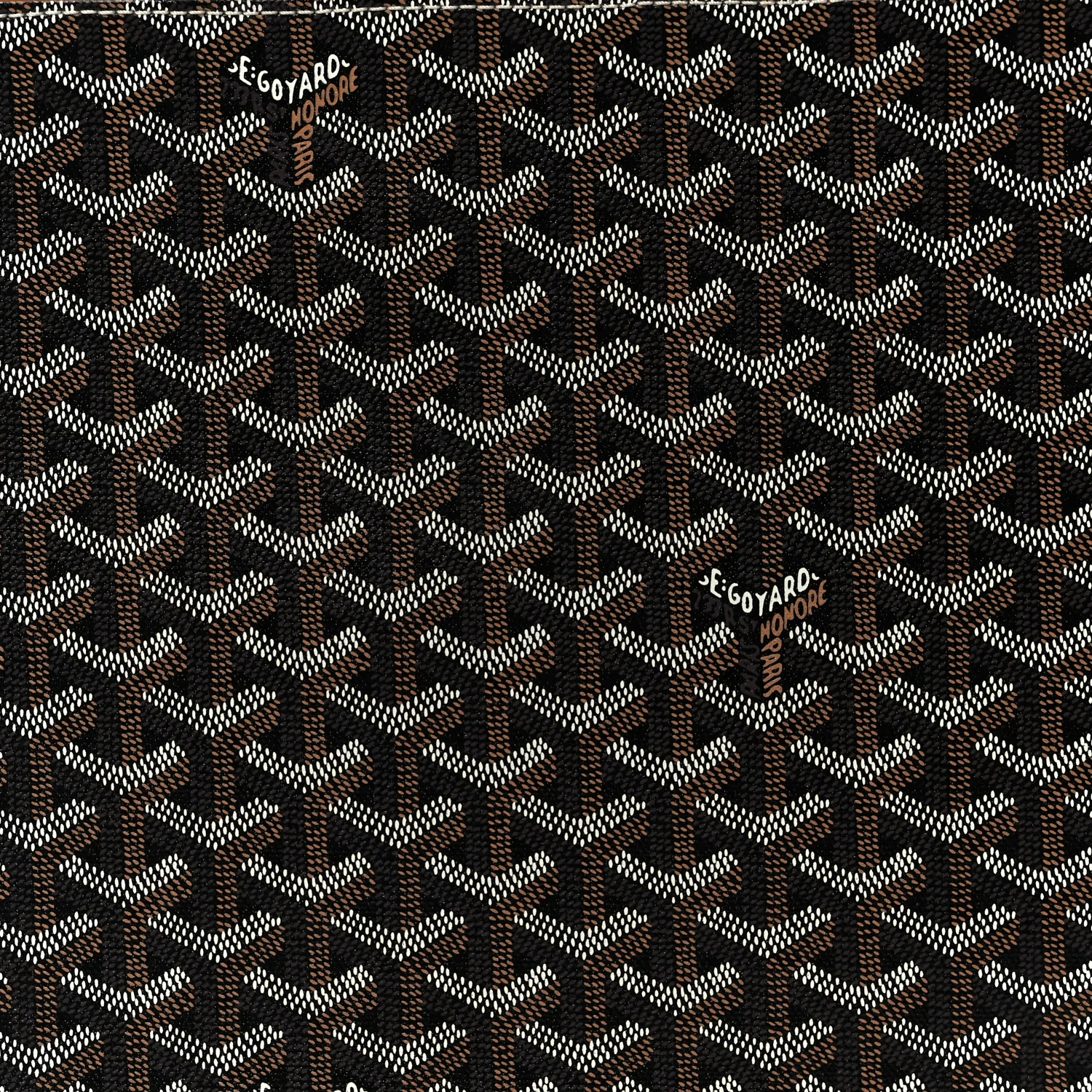 Goyardine Universal Companion Portfolio Black Gold - Image 8