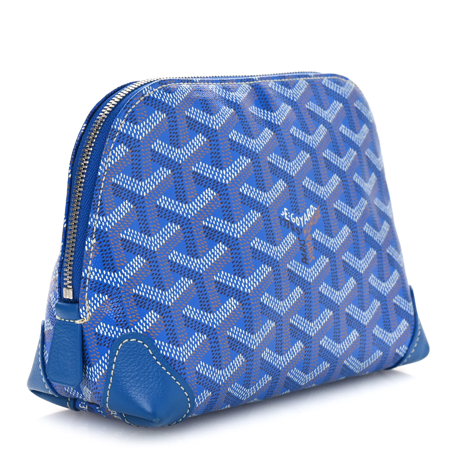 Goyardine Vendome Toiletry Pouch Sky Blue - Image 3