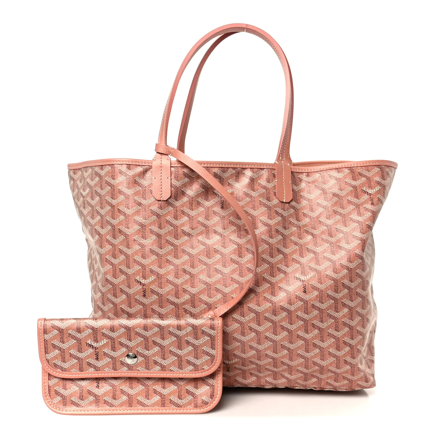 Iridescent Goyardine Saint Louis PM Pearly Coral - Image 3