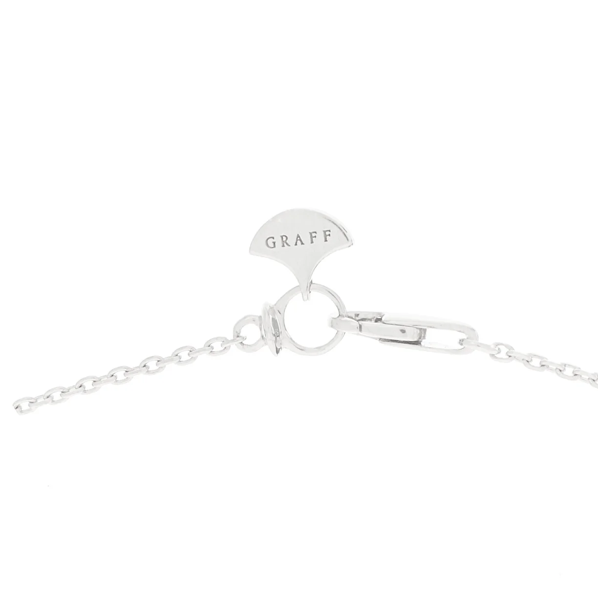 18K White Gold Diamond Petite Cross Pendant Necklace - Image 4