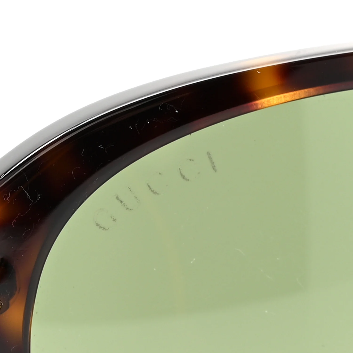 Acetate Aviator Sunglasses GG0128S Tortoise - Image 7