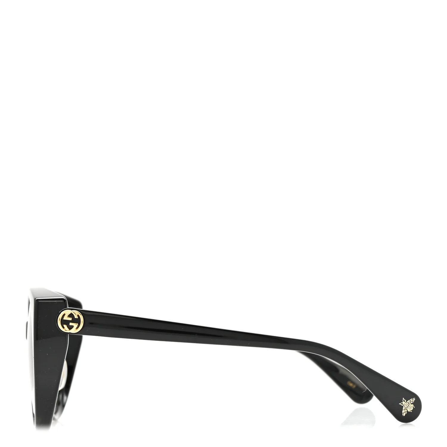 Acetate Cat Eye GG0369S Sunglasses Black - Image 3
