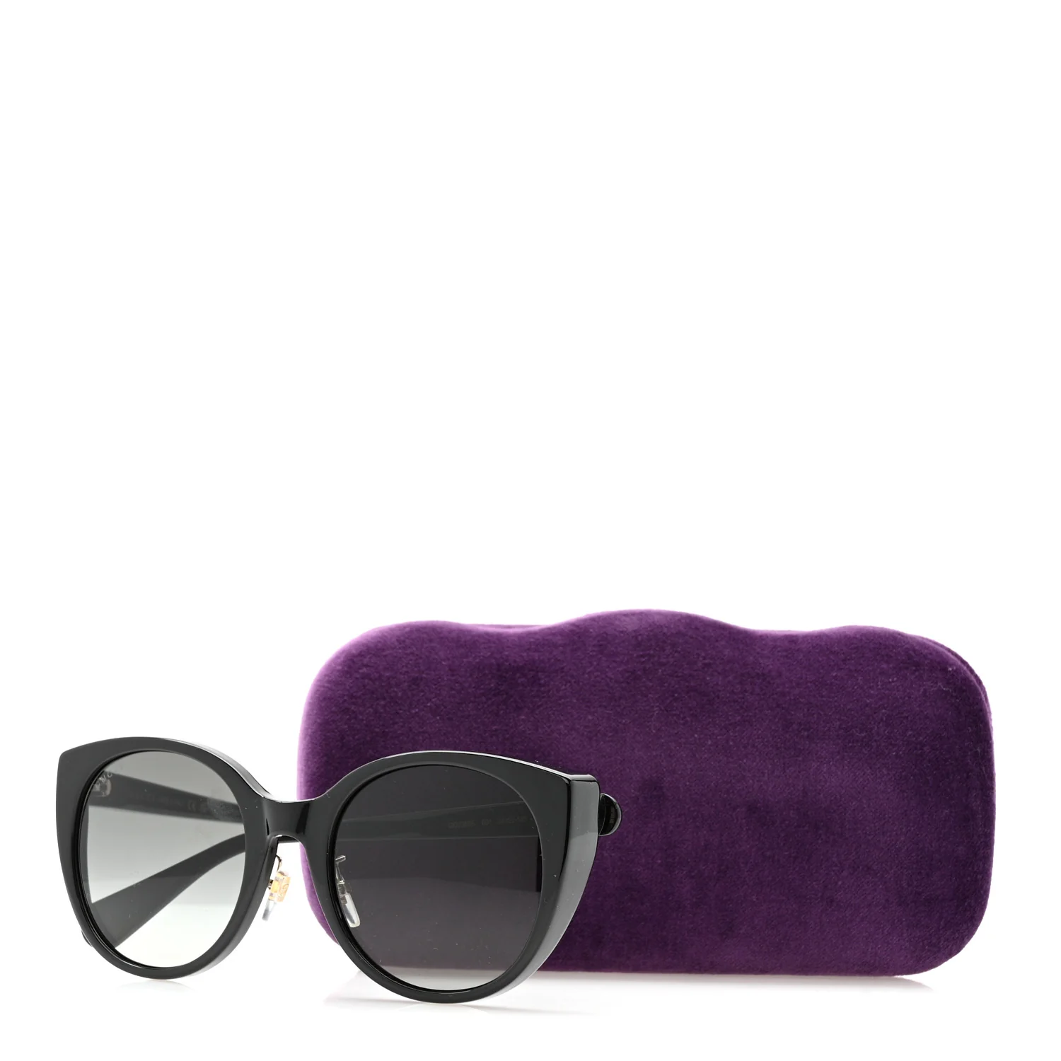 Acetate Cat Eye GG0369S Sunglasses Black - Image 8