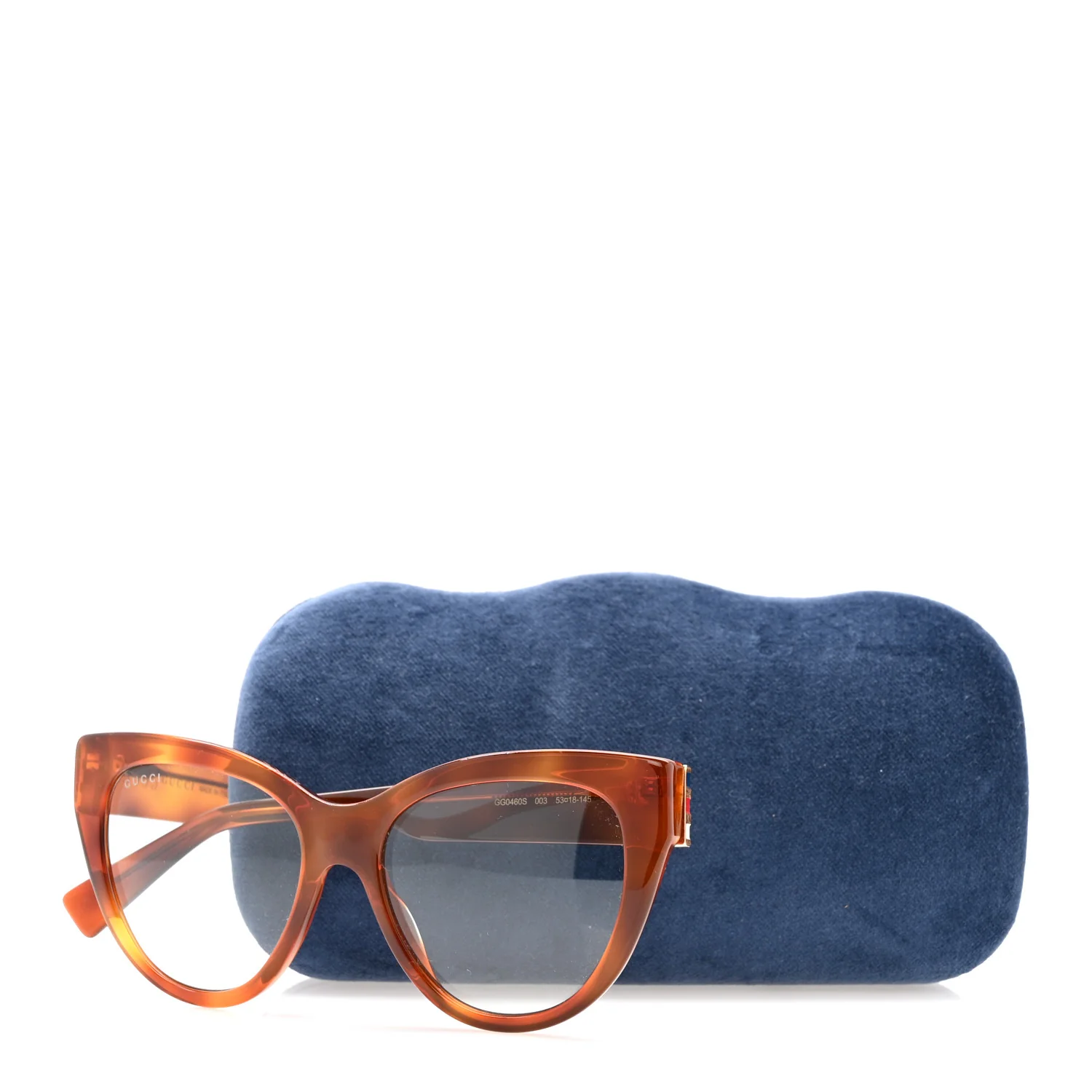 Acetate Cat Eye Sunglasses GG0460S Havana - Image 8