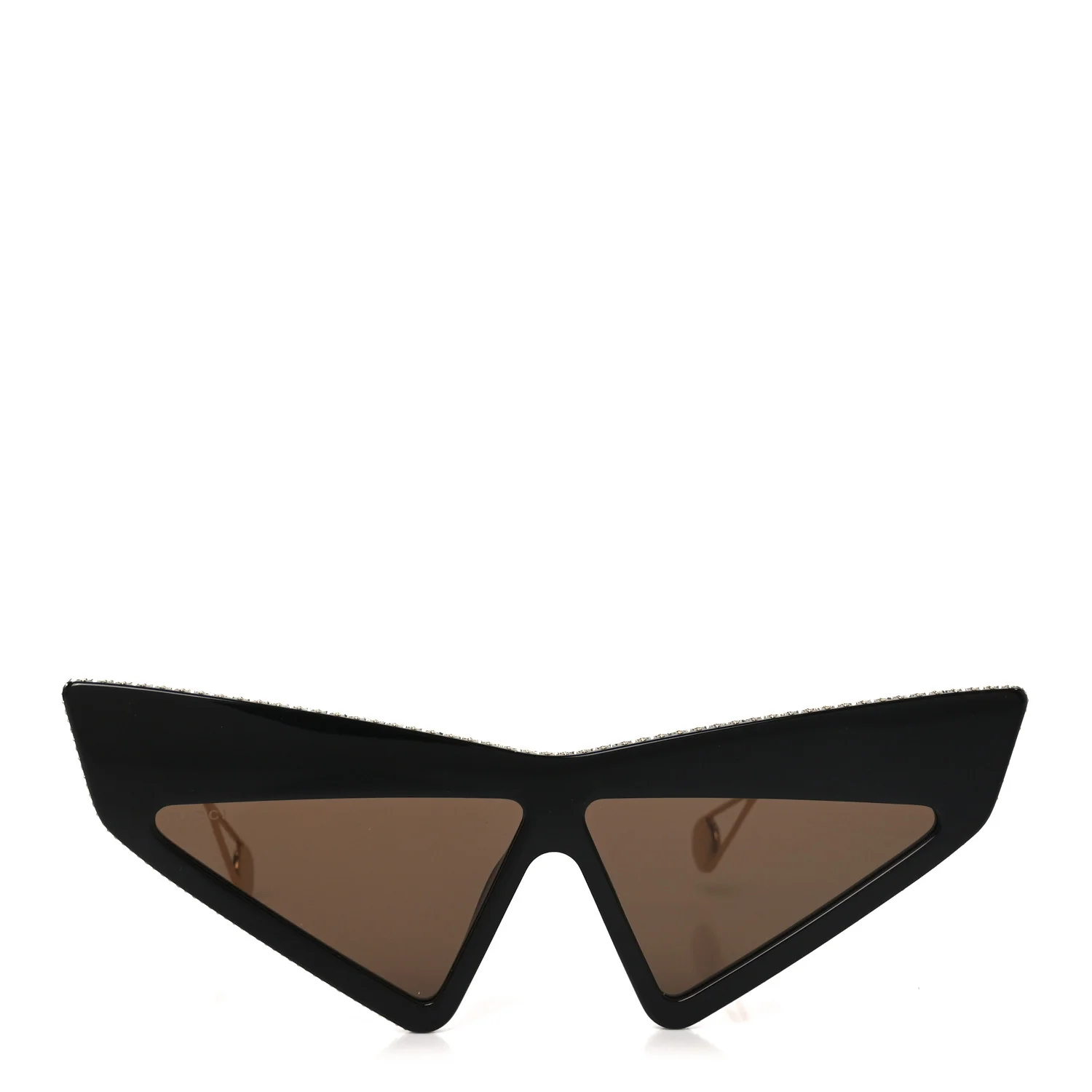 Acetate Crystal Geometric Sunglasses GG0430S Black - Image 2