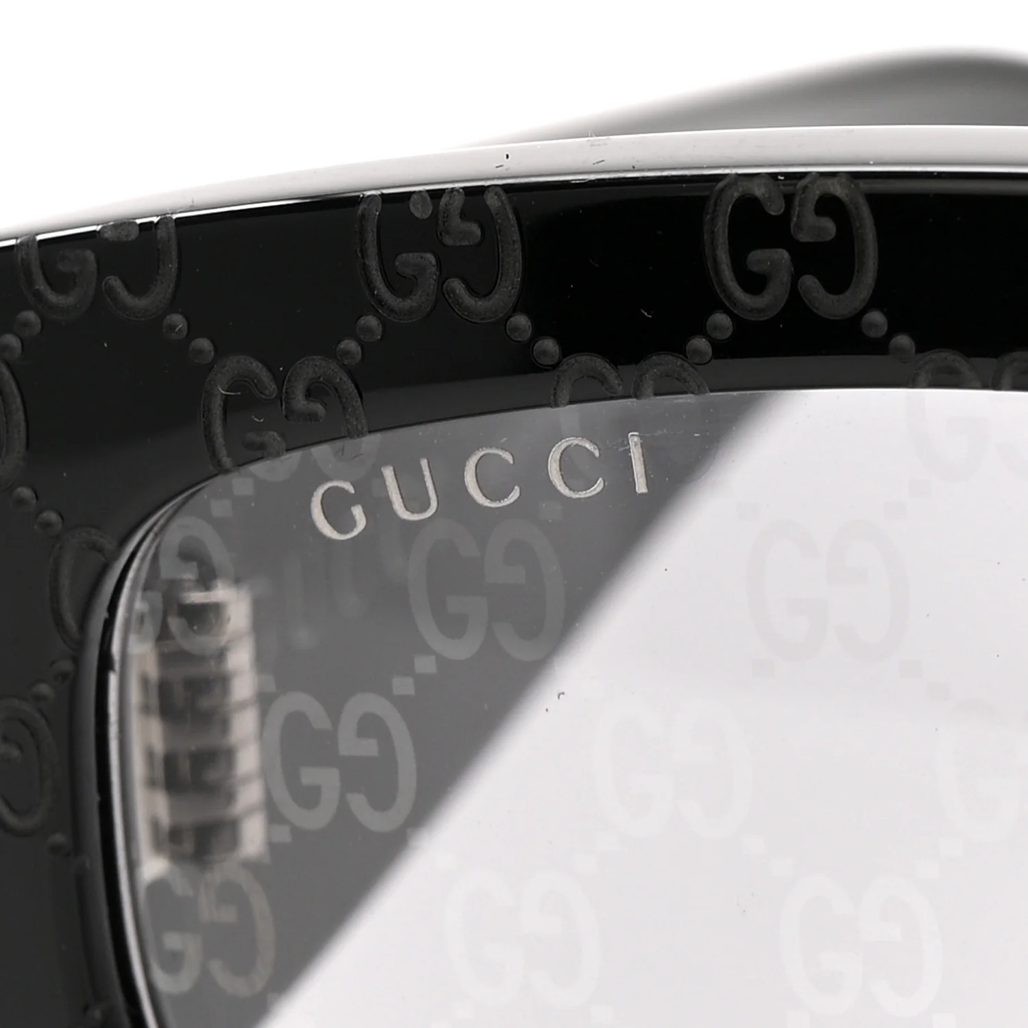 Acetate GG Monogram Lens Sunglasses GG1918S Black - Image 6