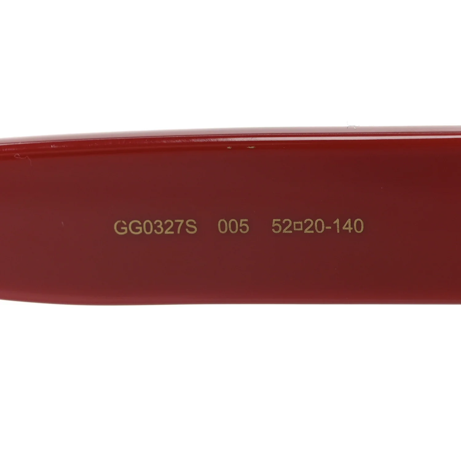 Acetate Glitter Sunglasses GG0327S Red - Image 6