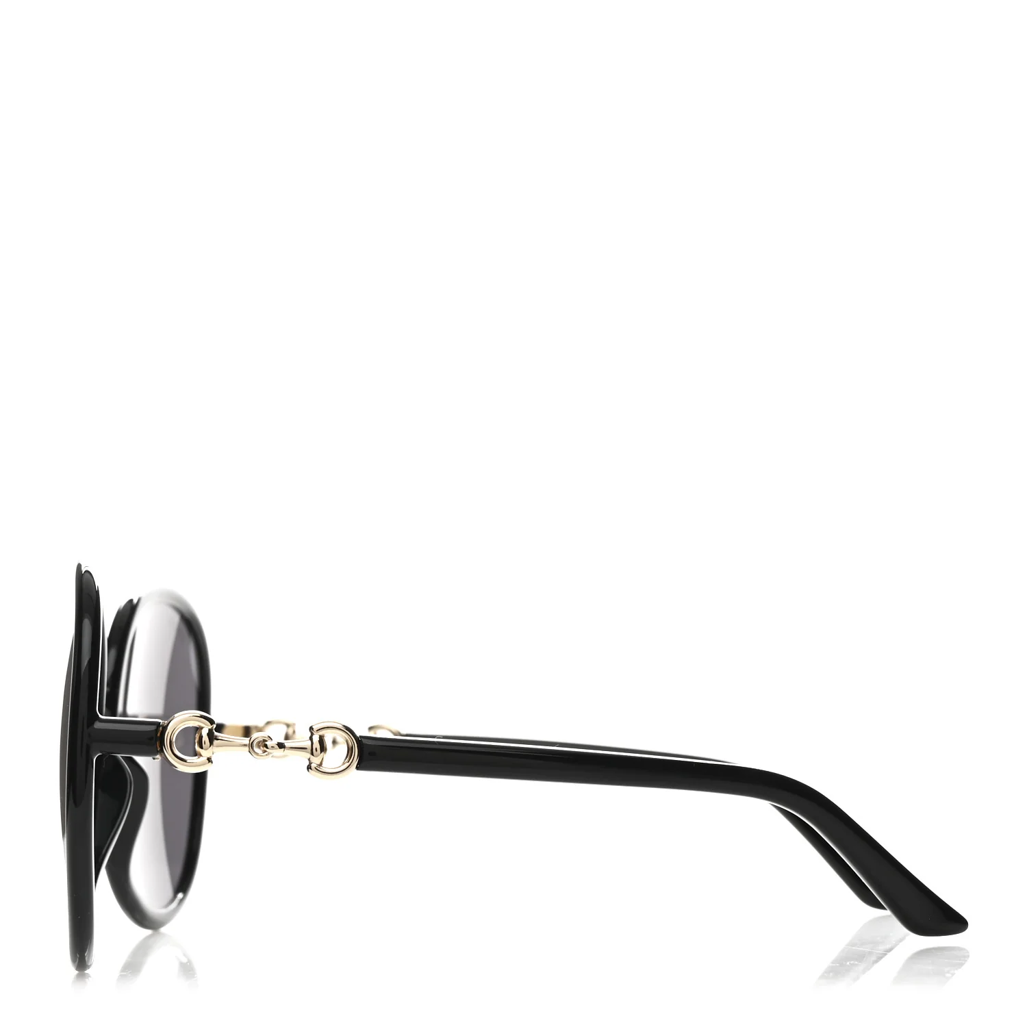 Acetate Horsebit Sunglasses GG0889S Black - Image 3