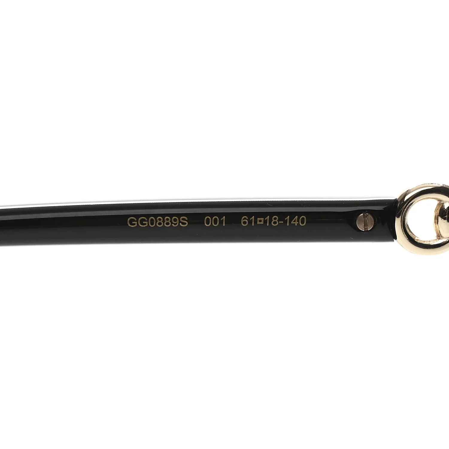 Acetate Horsebit Sunglasses GG0889S Black - Image 6