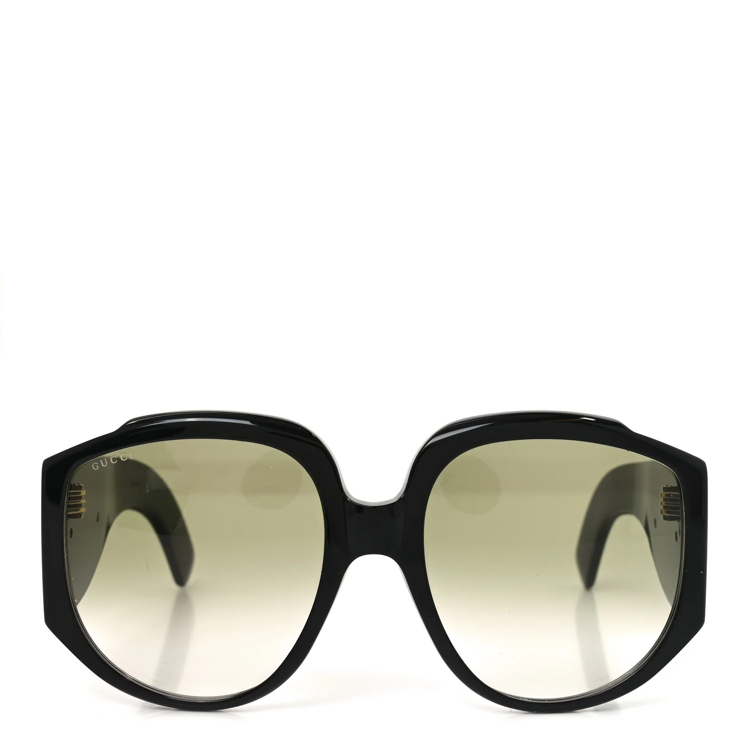 Acetate Oversized Interlocking G GG0151S Sunglasses Black - Image 2