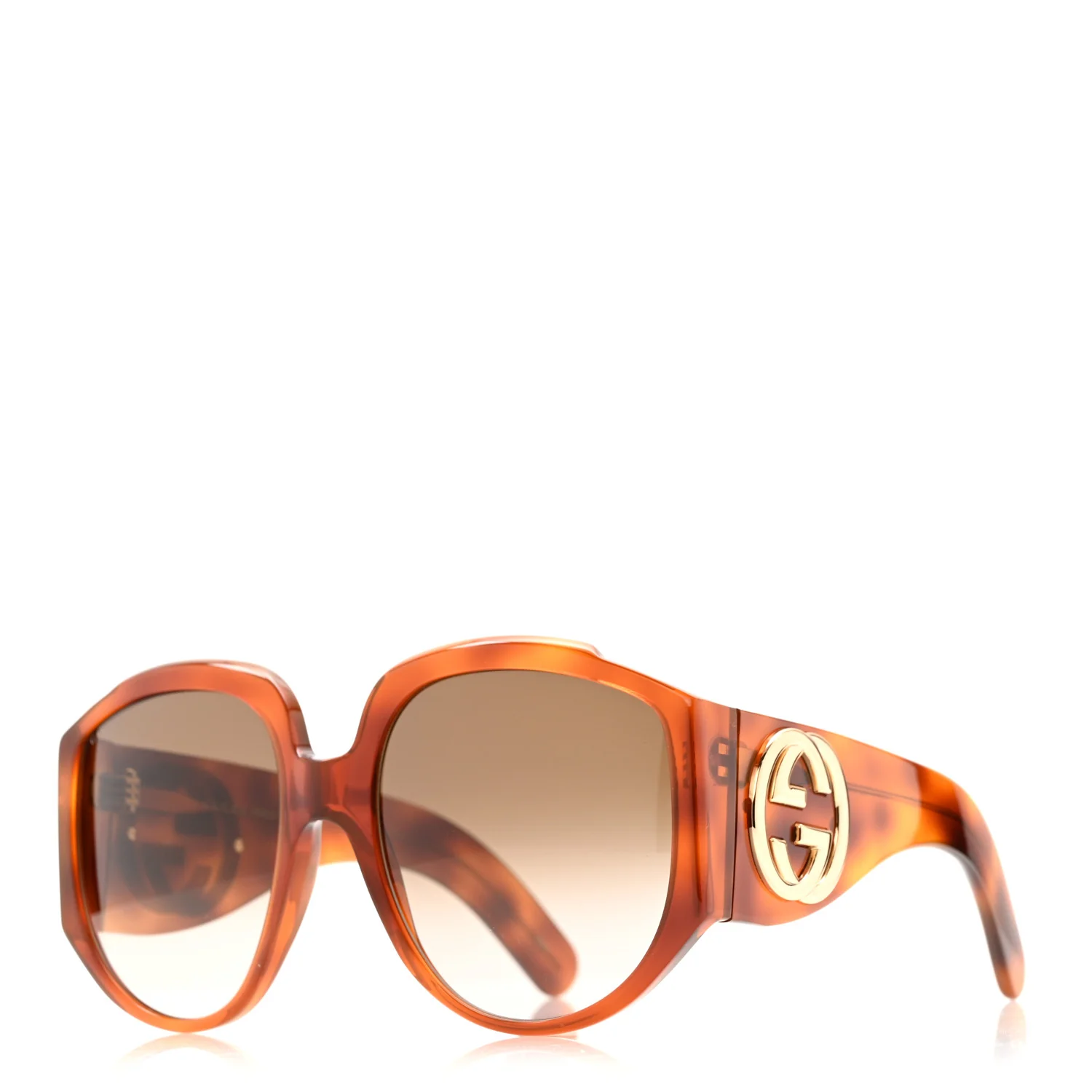 Acetate Oversized Interlocking GGG0151S Sunglasses Tortoise