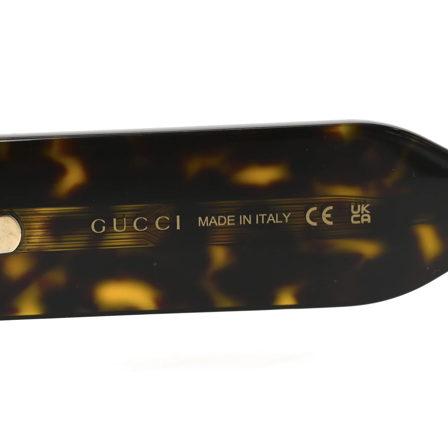 Acetate Rectangle Frame Sunglasses GG1528S Tortoise - Image 5