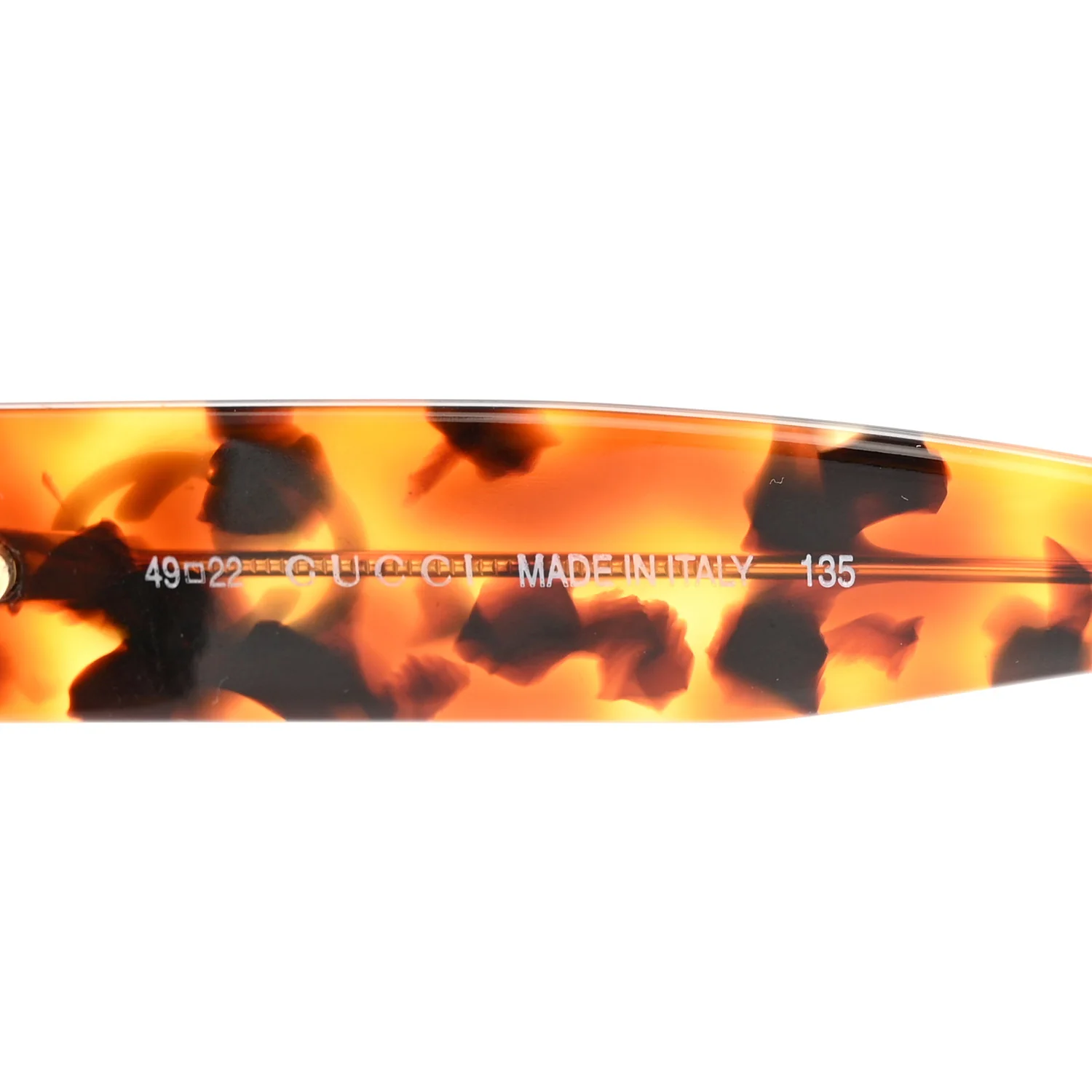 Acetate Round Sunglasses GG2410S Havana - Image 5
