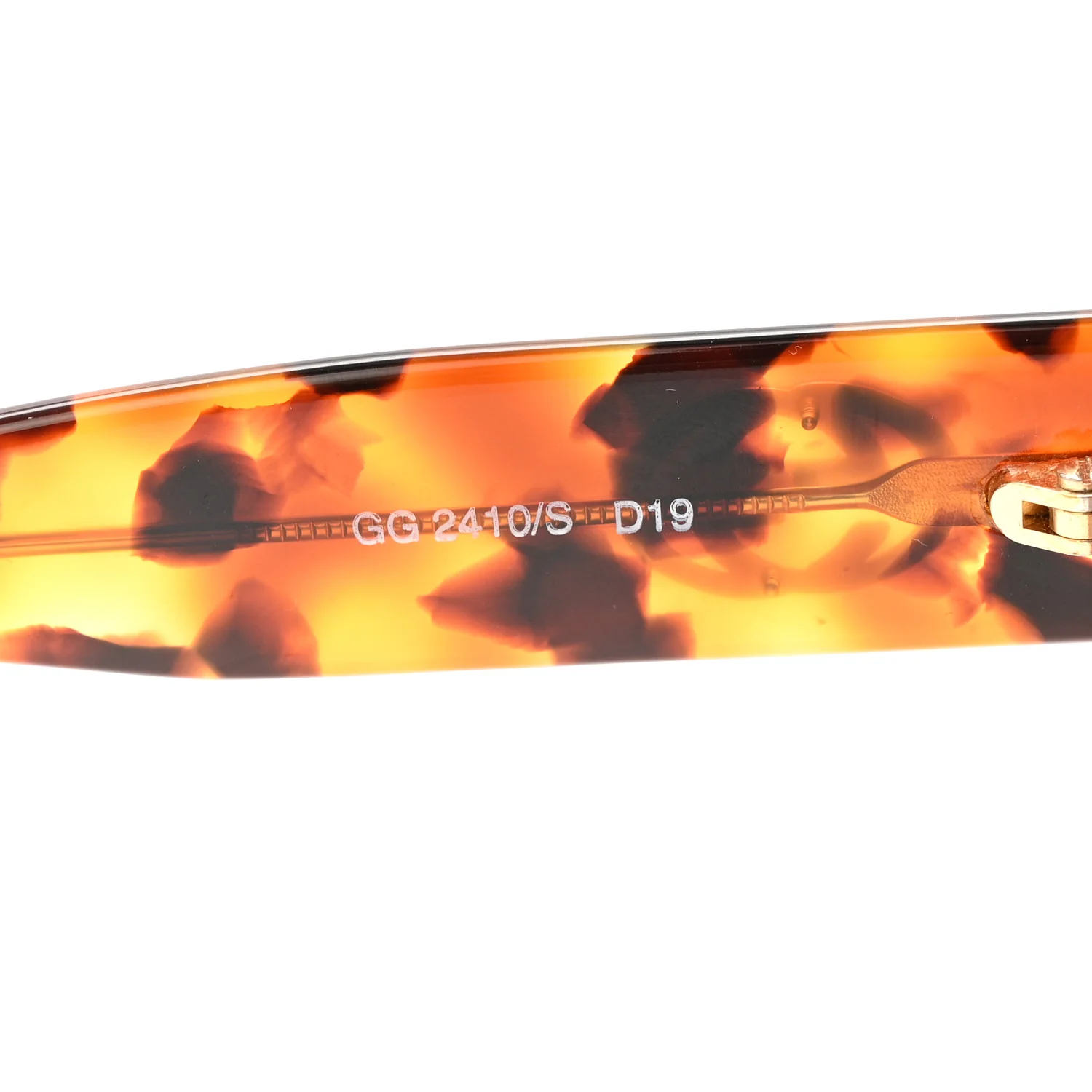 Acetate Round Sunglasses GG2410S Havana - Image 6