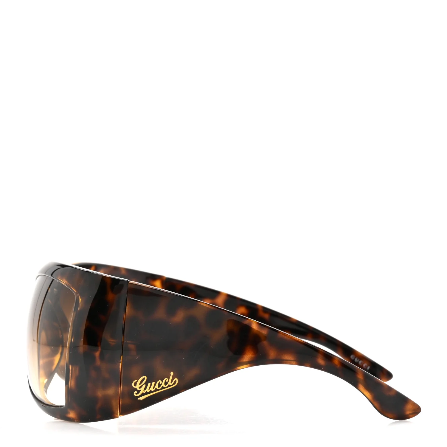 Acetate Shield Sunglasses GG2961S Tortoise - Image 3