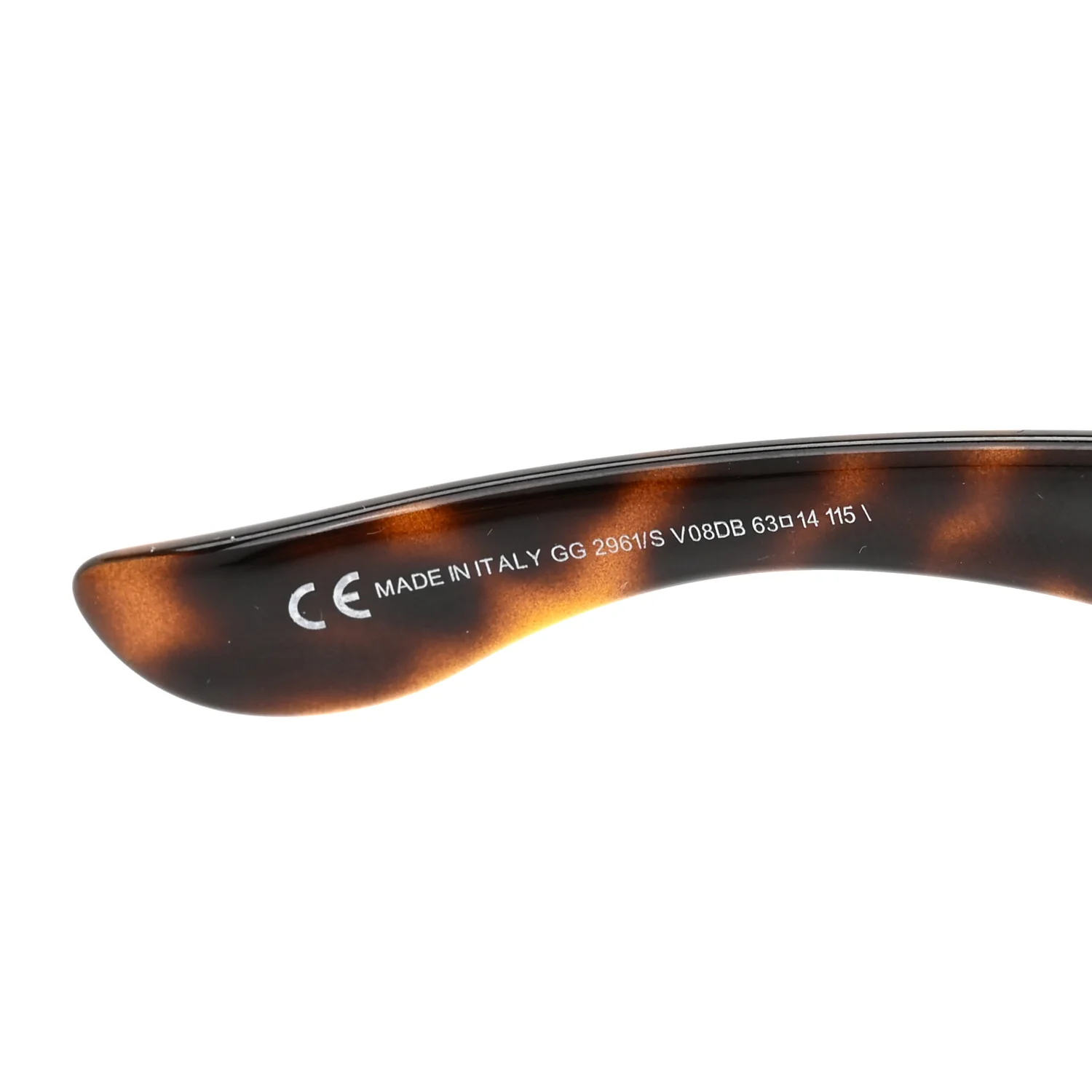 Acetate Shield Sunglasses GG2961S Tortoise - Image 5
