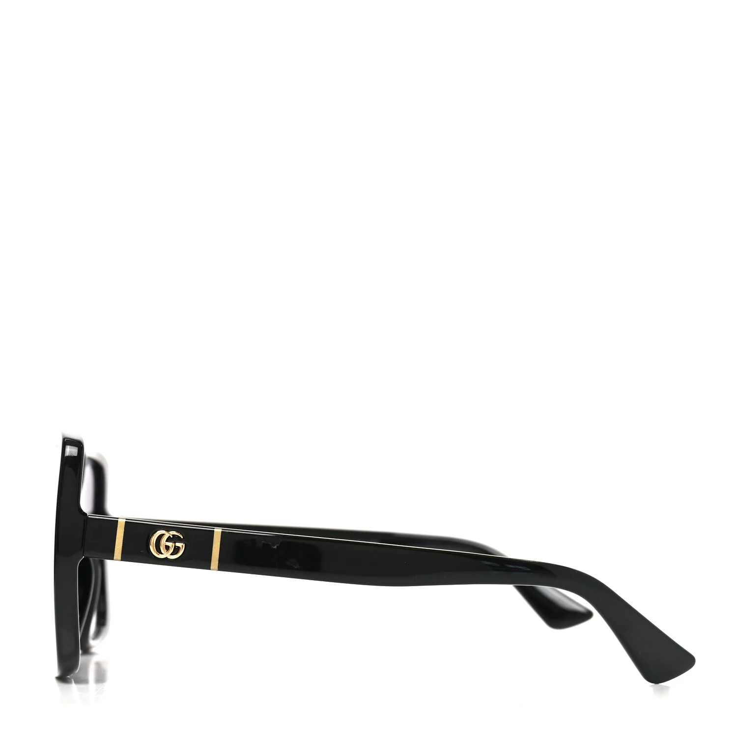 Acetate Square Frame GG0632S Sunglasses Black - Image 3