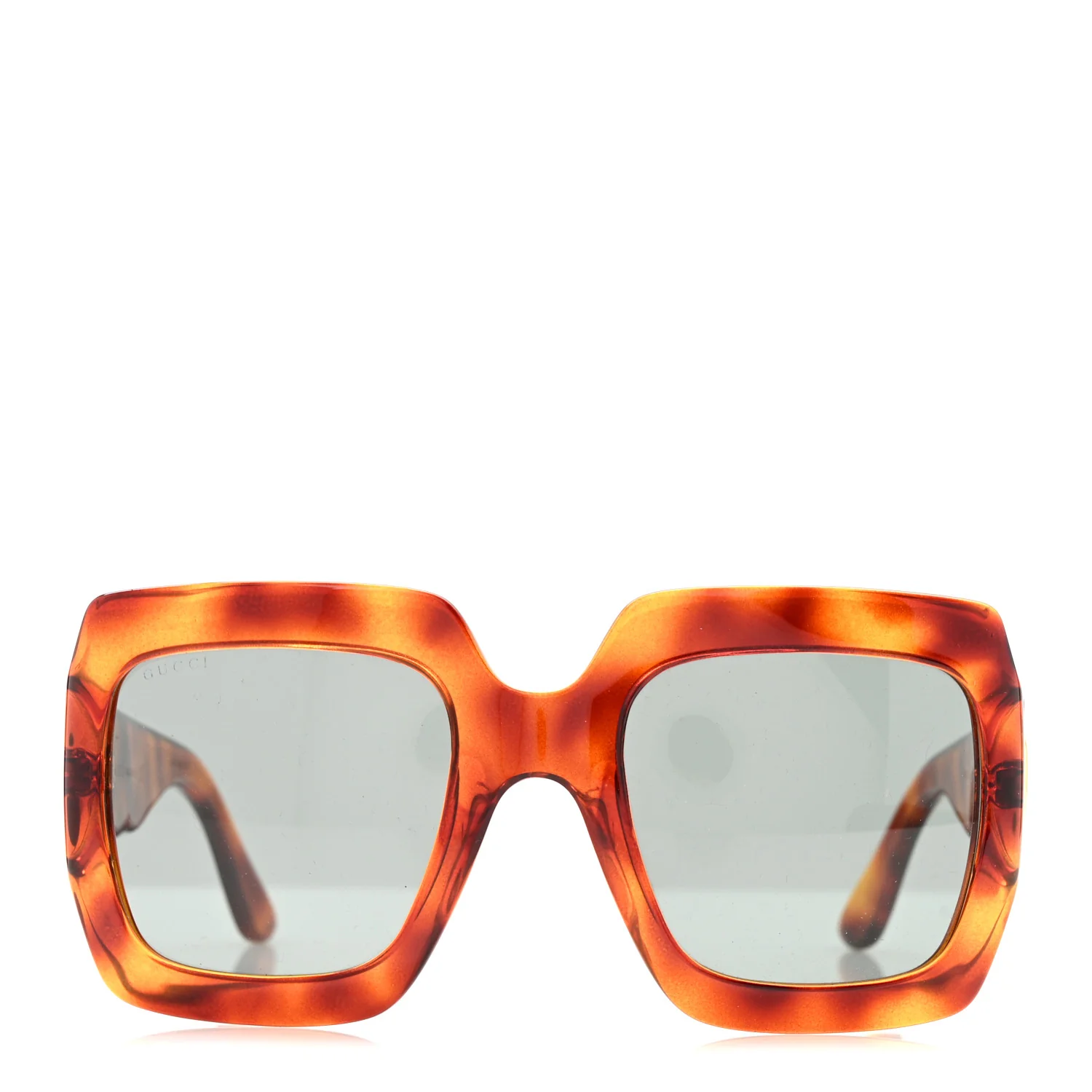 Acetate Square Frame Sunglasses GG 0053S Havana - Image 2
