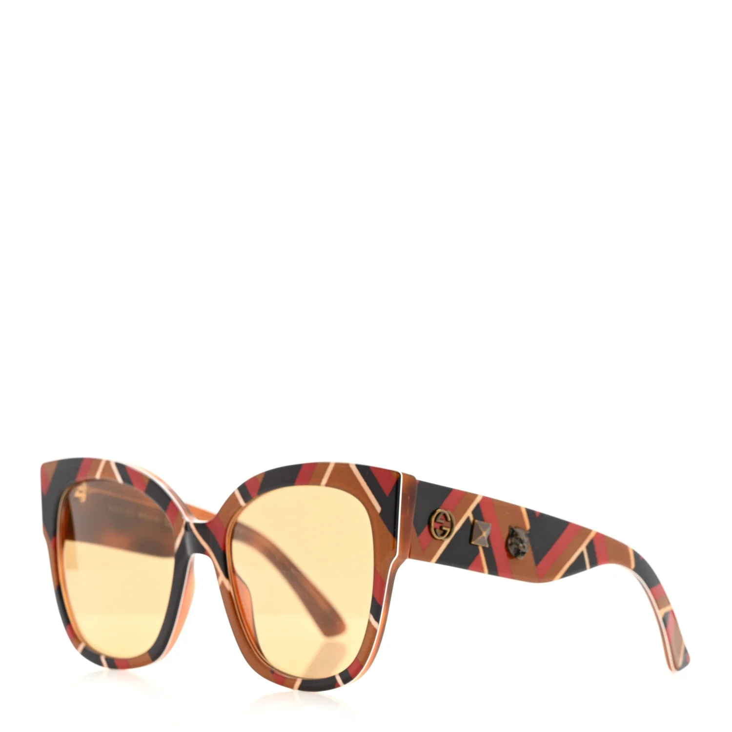Acetate Square Frame Sunglasses GG0059S Multicolor