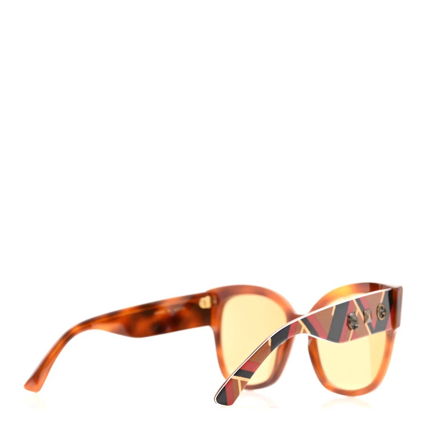 Acetate Square Frame Sunglasses GG0059S Multicolor - Image 4
