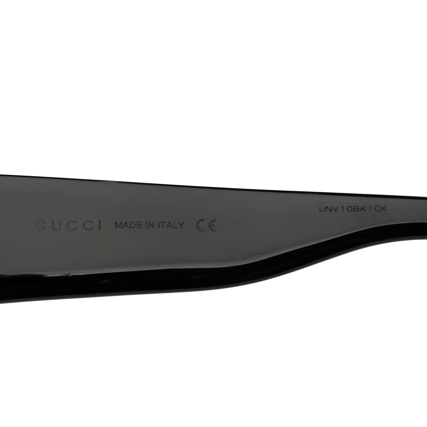 Acetate Square Frame Sunglasses GG0141S Black - Image 6