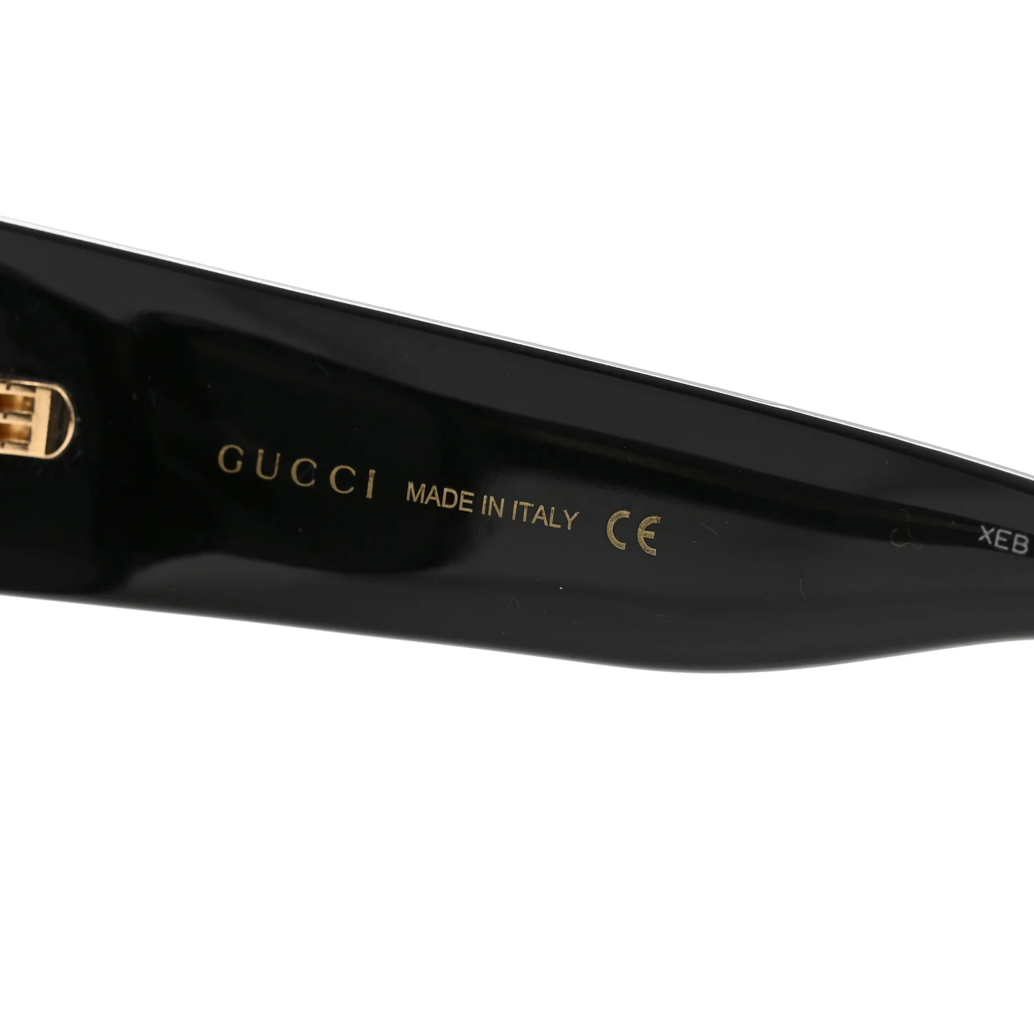 Acetate Square Frame Sunglasses GG0142SA Black - Image 5