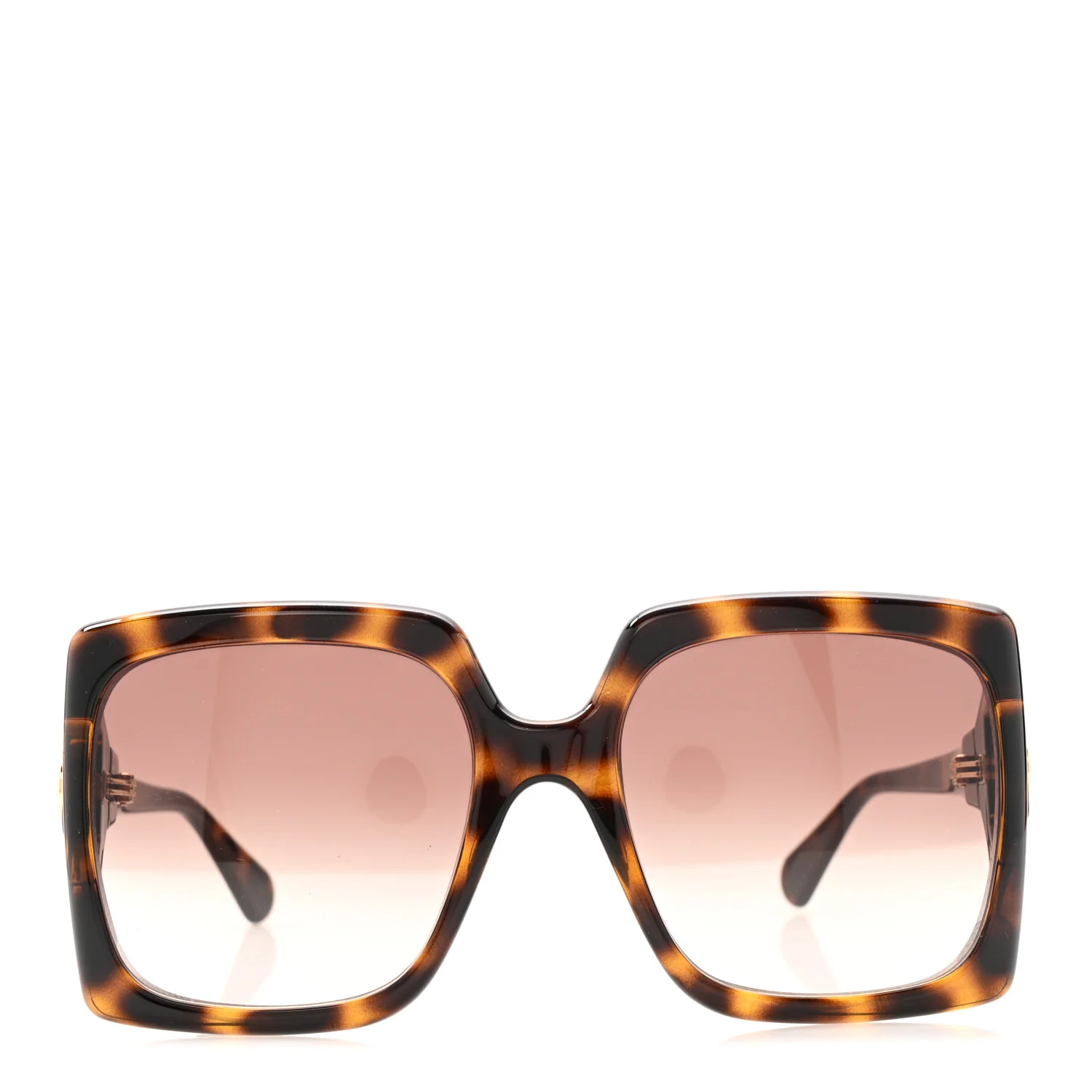 Acetate Square Frame Sunglasses GG0876S Tortoise - Image 2