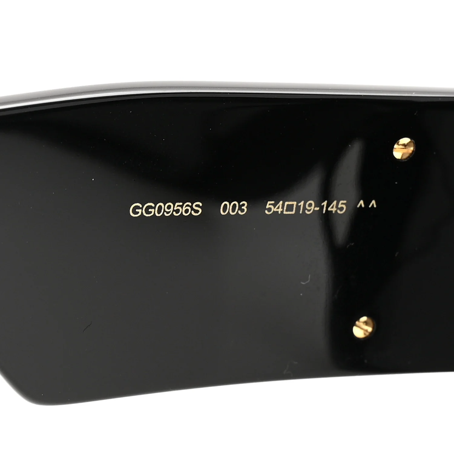 Acetate Square Frame Sunglasses GG0956S Black - Image 11