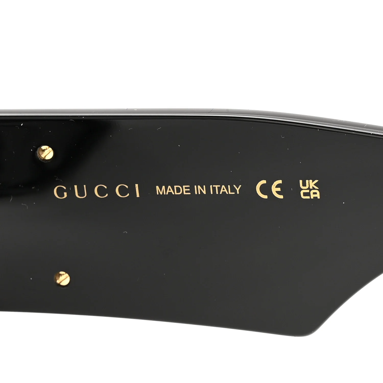 Acetate Square Frame Sunglasses GG0956S Black - Image 9
