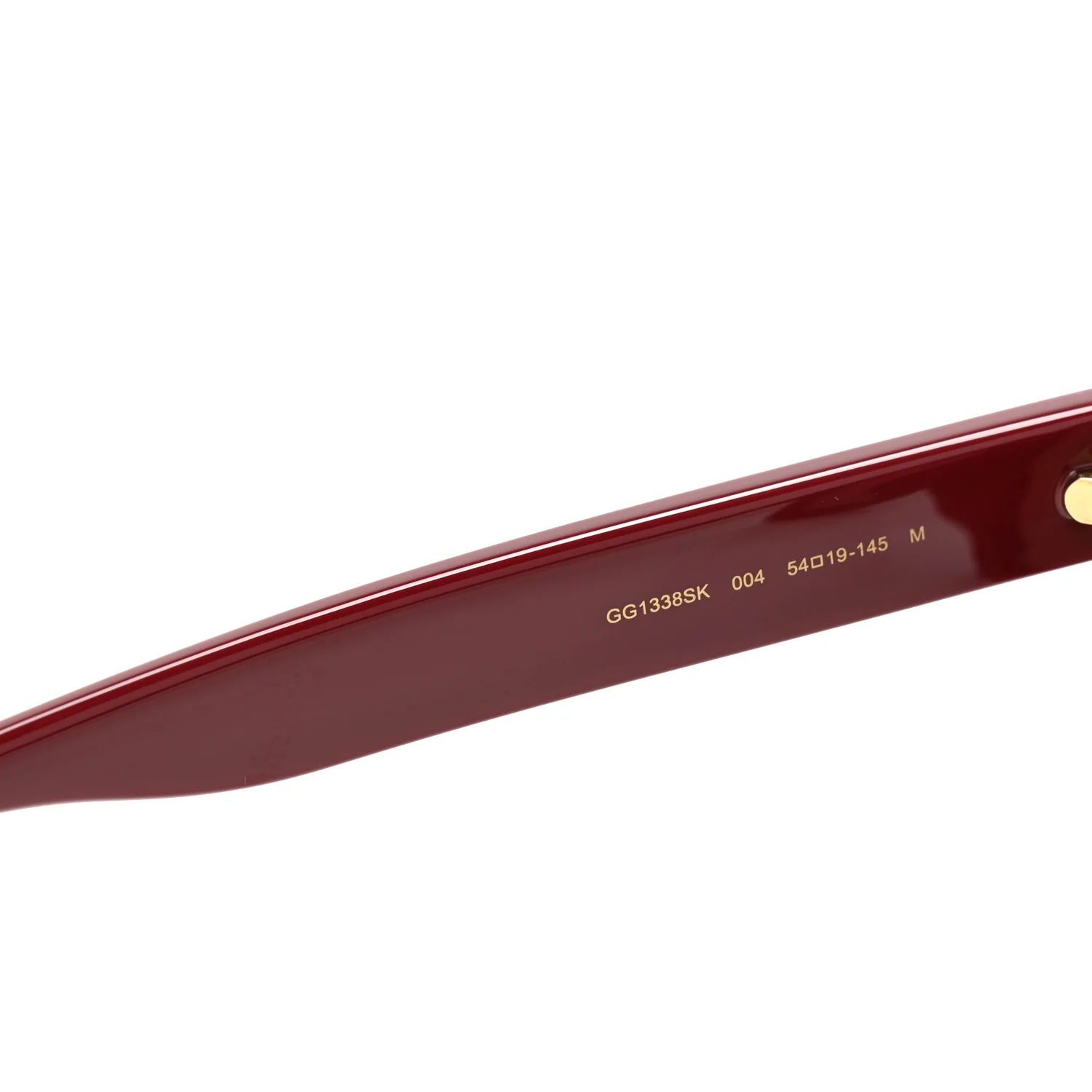 Acetate Square Frame Sunglasses GG1338SK Red - Image 5