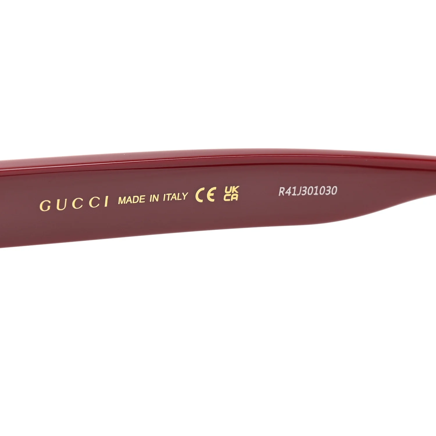 Acetate Square Frame Sunglasses GG1338SK Red - Image 6