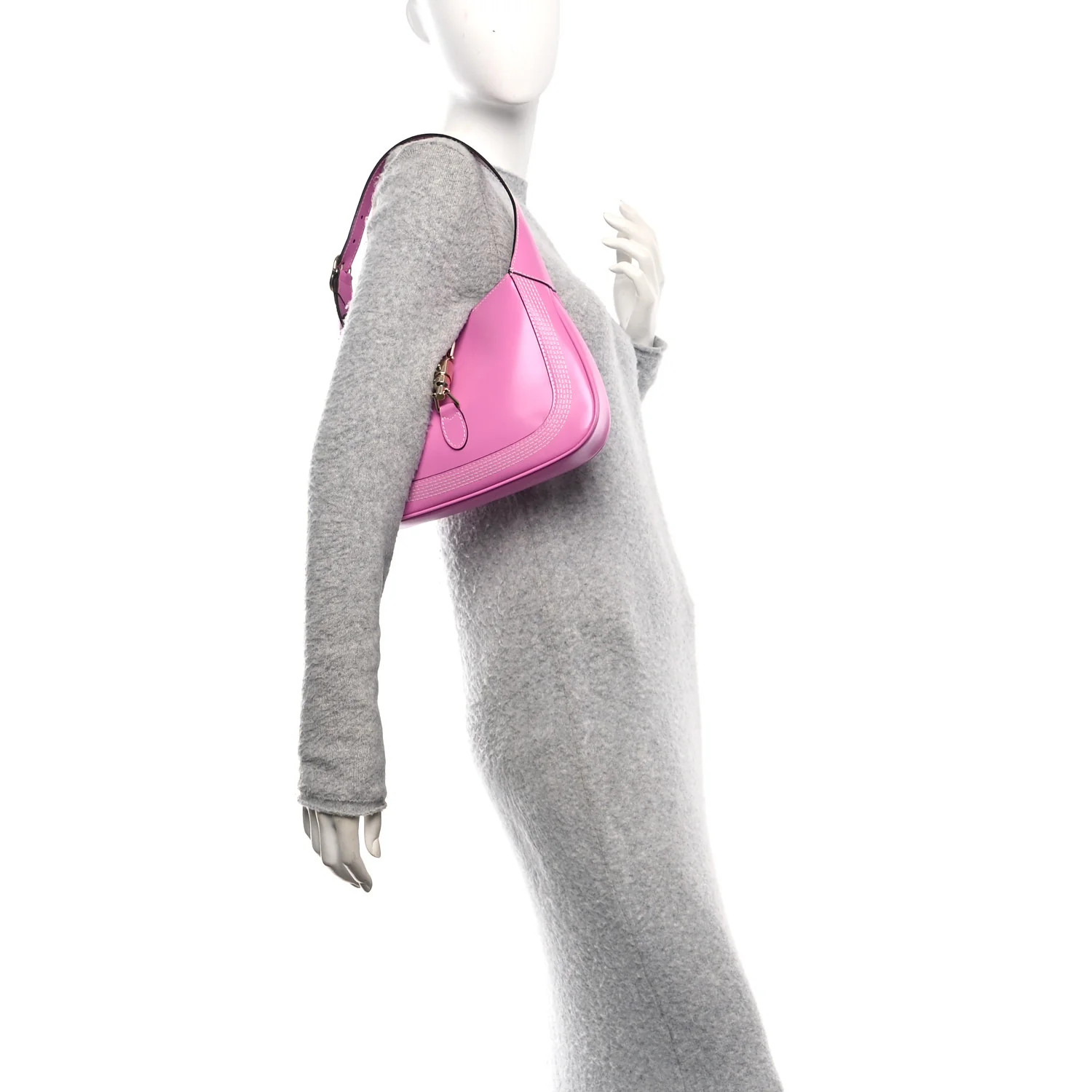 Ancora Calfskin Web Medium Jackie 1961 Hobo Pink - Image 2