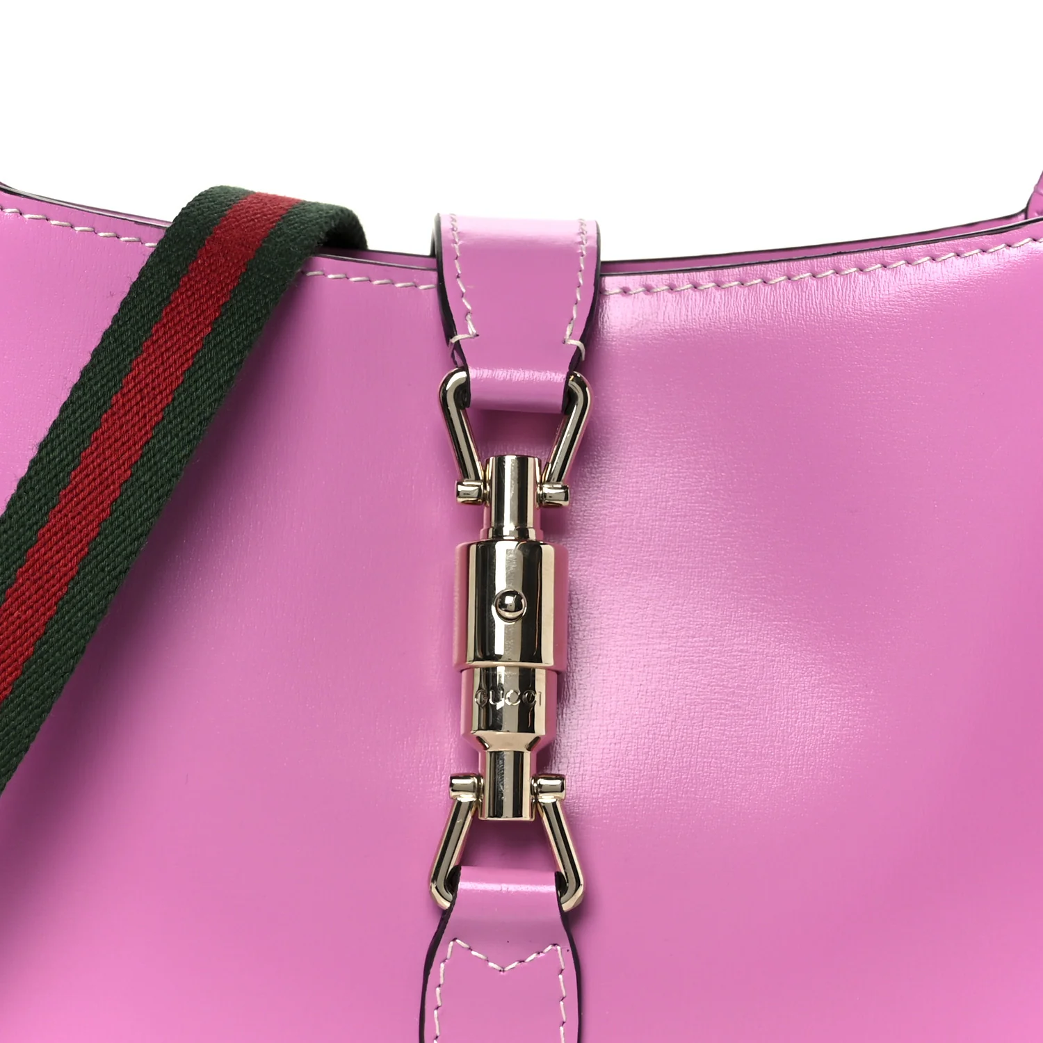 Ancora Calfskin Web Medium Jackie 1961 Hobo Pink - Image 8