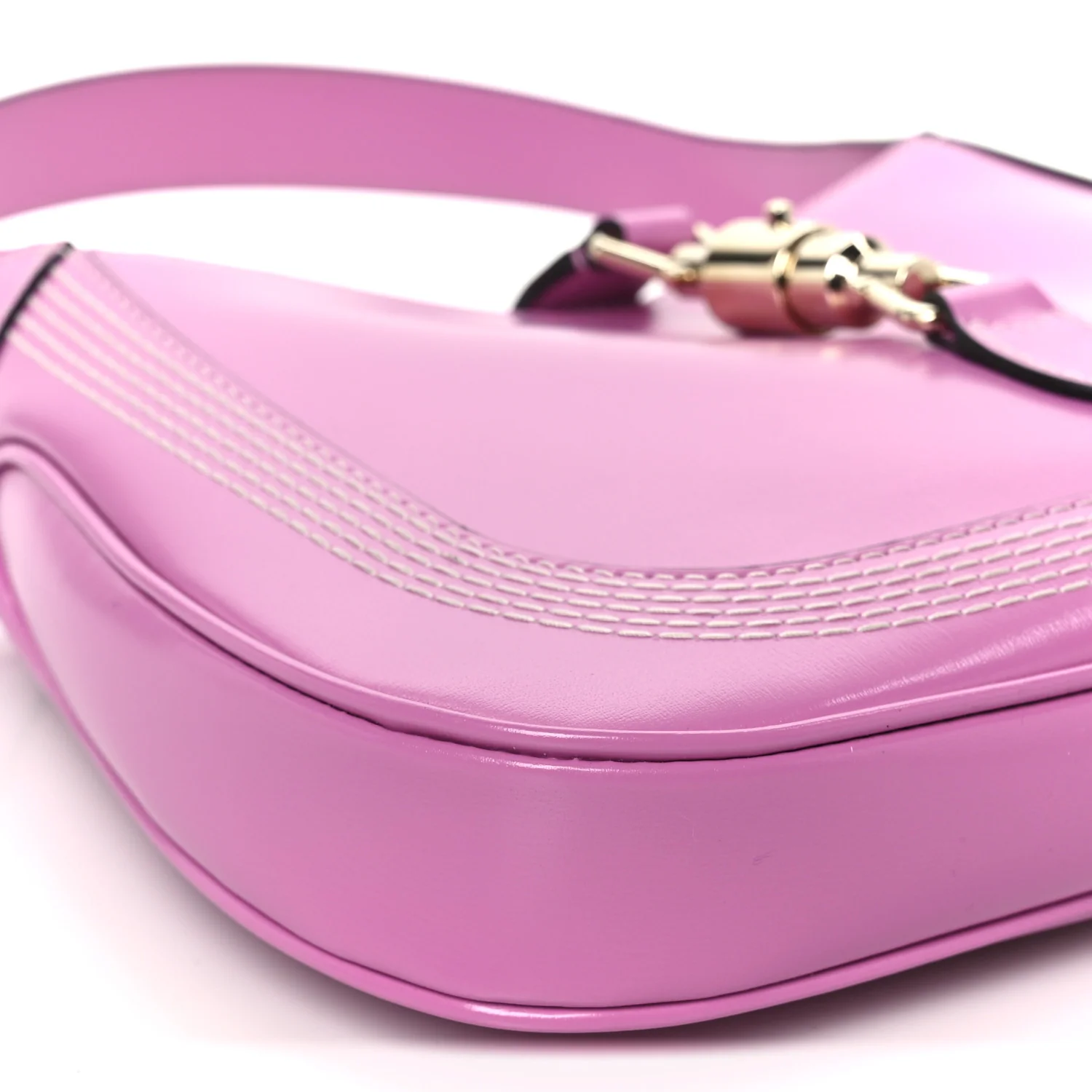 Ancora Calfskin Web Medium Jackie 1961 Hobo Pink - Image 9