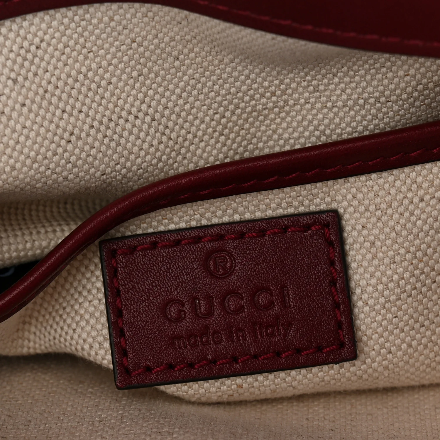 Arabella Calfskin Horsebit 1955 Shoulder Bag Rosso Ancora - Image 11