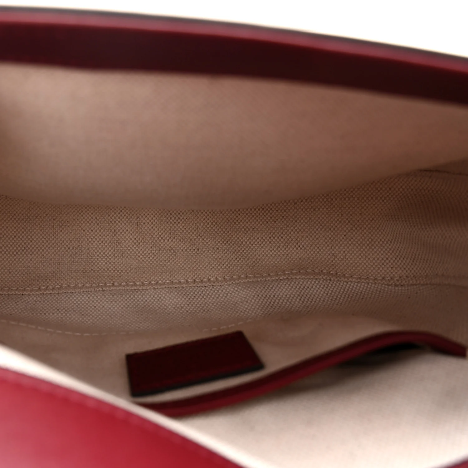 Arabella Calfskin Horsebit 1955 Shoulder Bag Rosso Ancora - Image 9