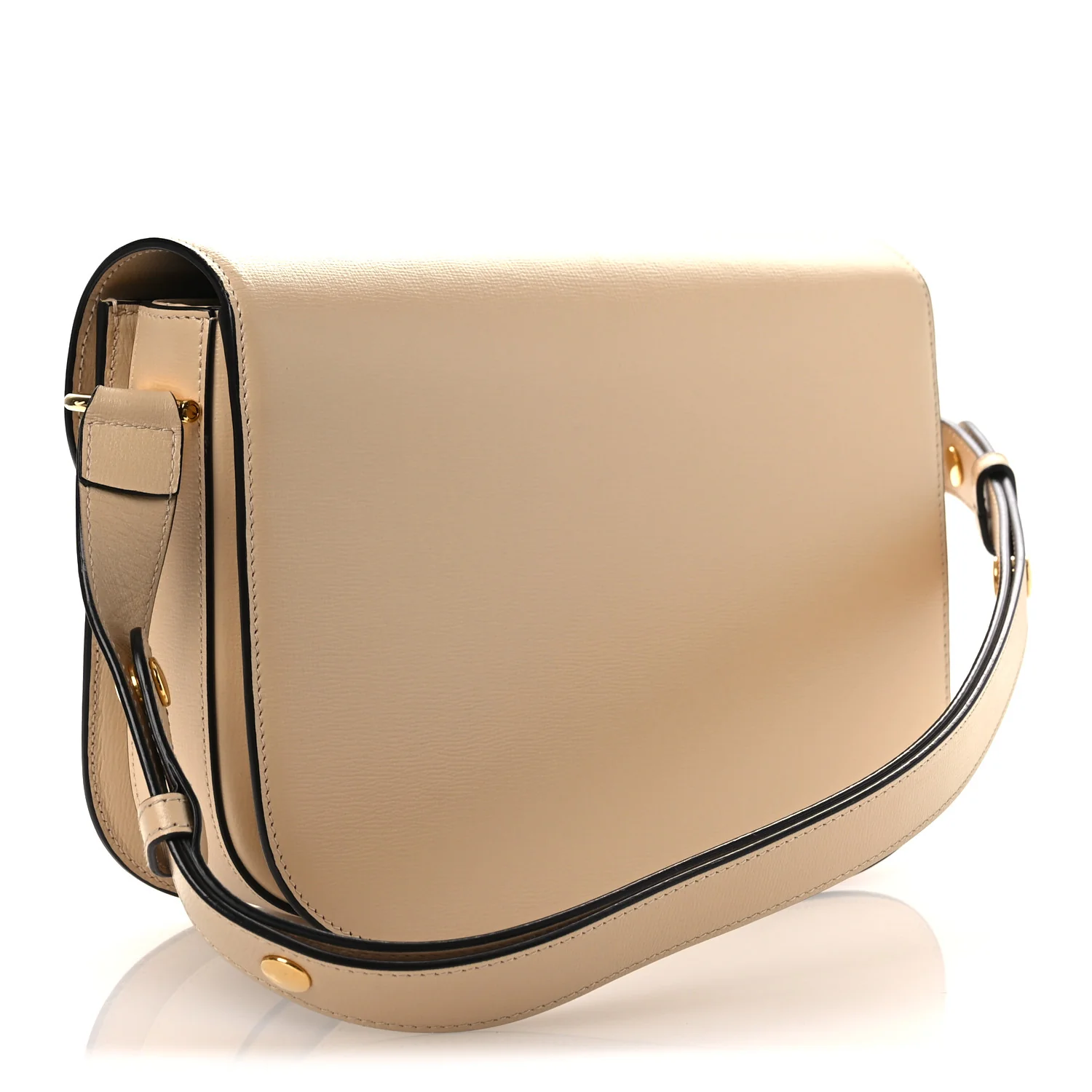 Azalea Calfskin Horsebit 1955 Shoulder Bag Bubble Tea - Image 3