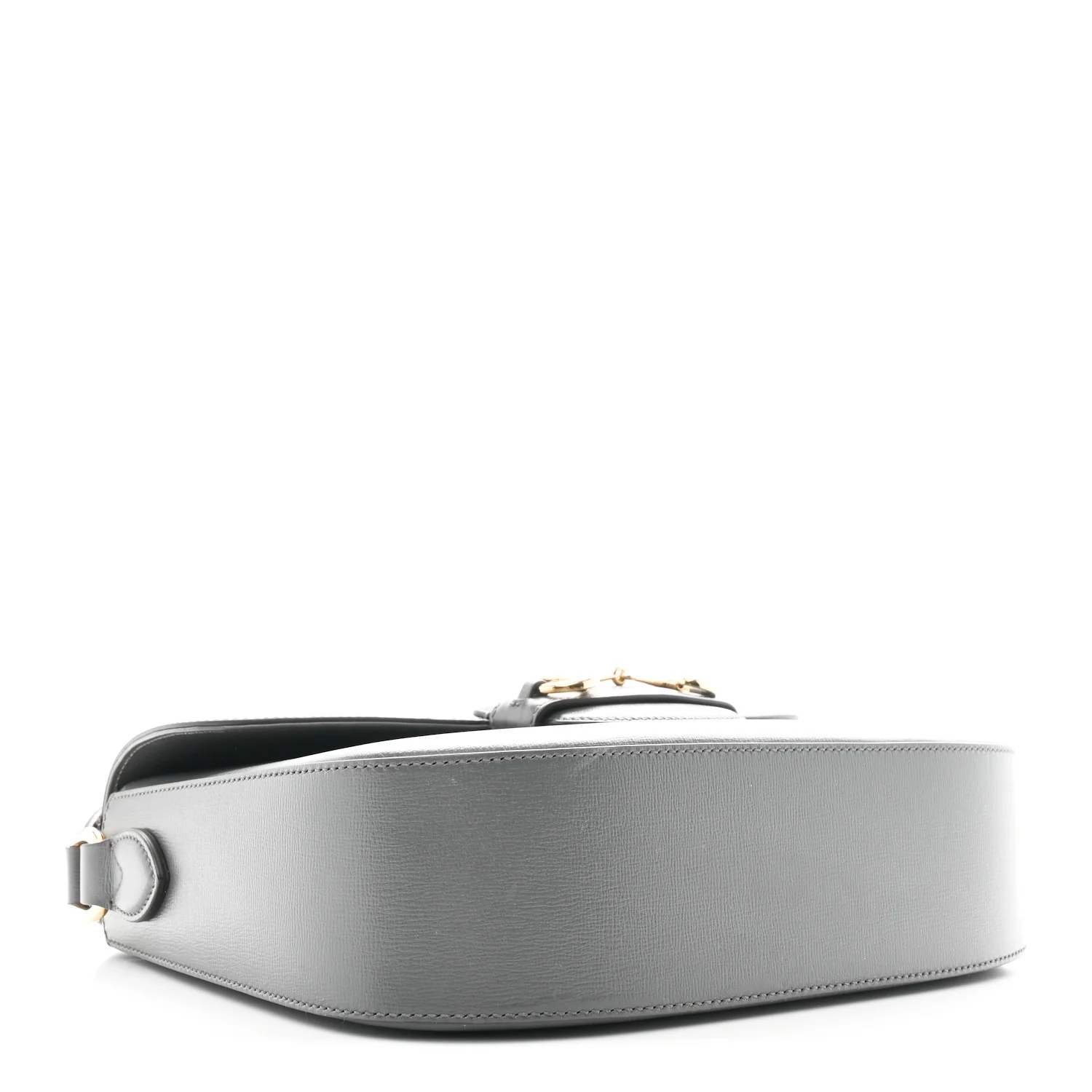 Azalea Calfskin Web Horsebit 1955 Shoulder Bag Graphite Grey - Image 3