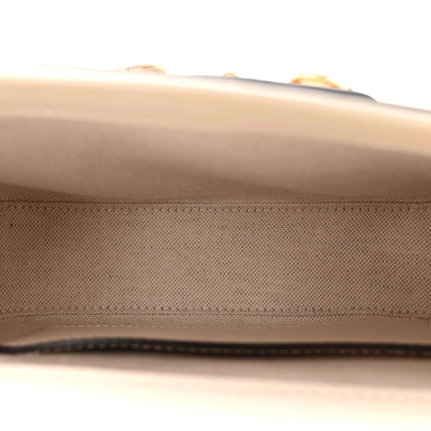Azalea Calfskin Web Mini Horsebit 1955 Shoulder Bag Mystic White - Image 9