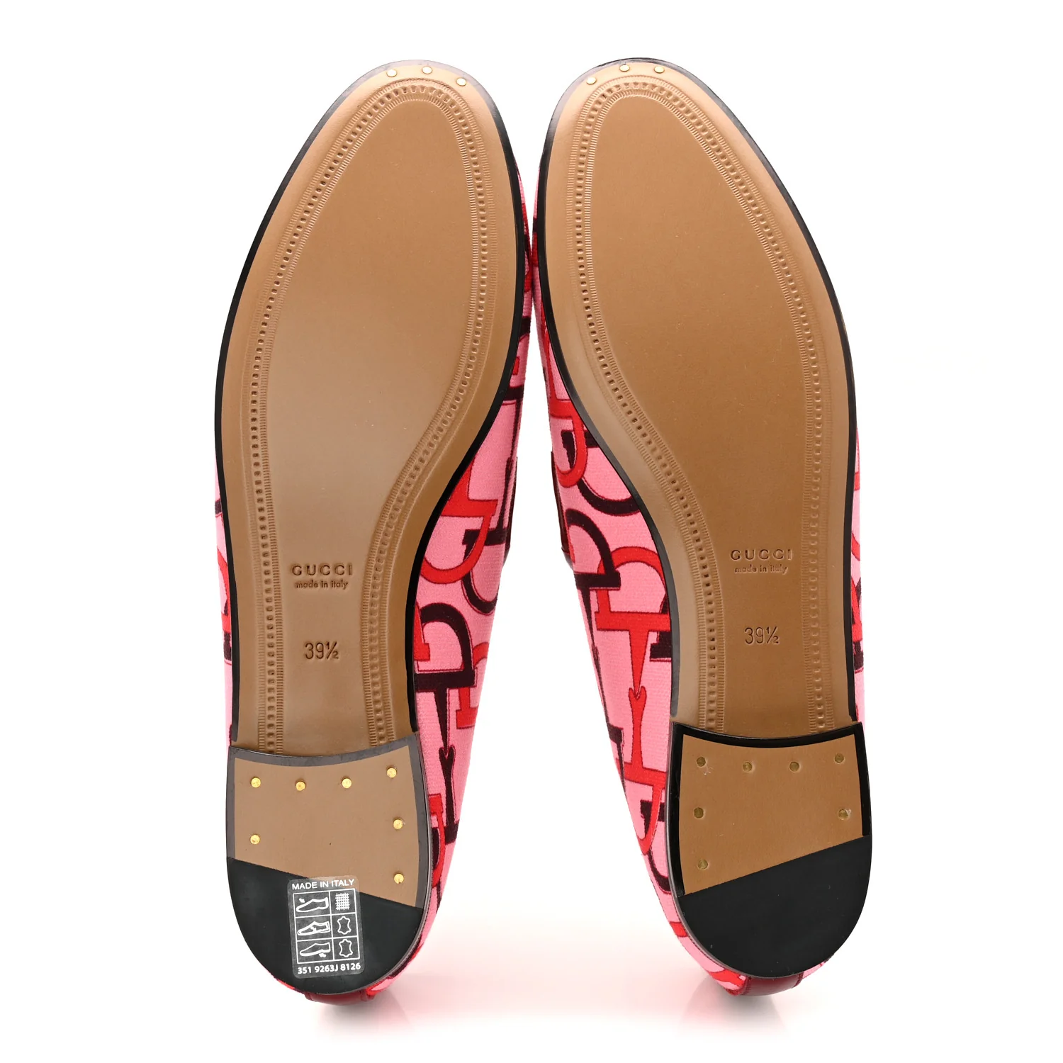 Betis Glamour Canvas Horsebit Print Womens Jordaan Loafers 39.5 Pink Rosso Ancora - Image 6
