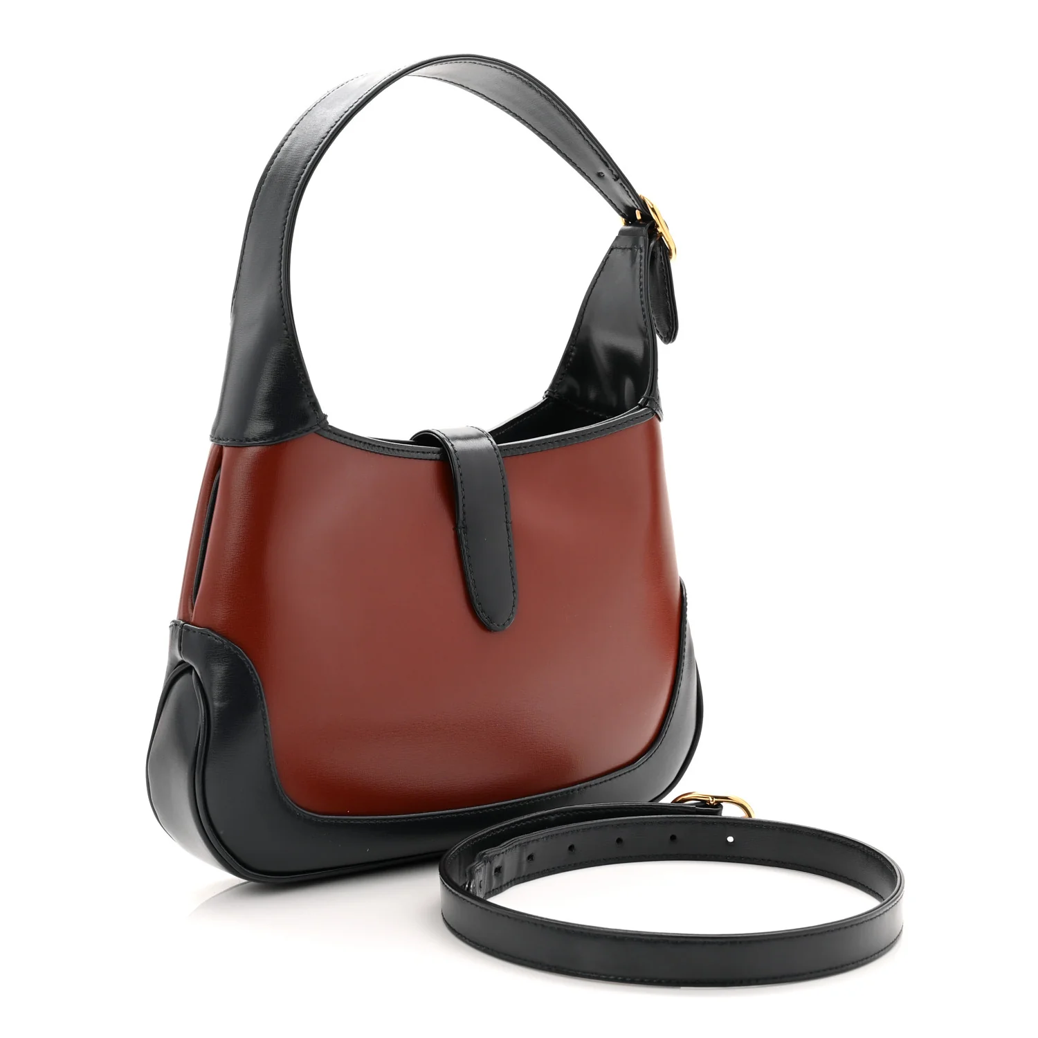 Boarded Dyana Lux Calfskin Bi-Color Small Jackie 1961 Hobo Mineral Red Blue - Image 3