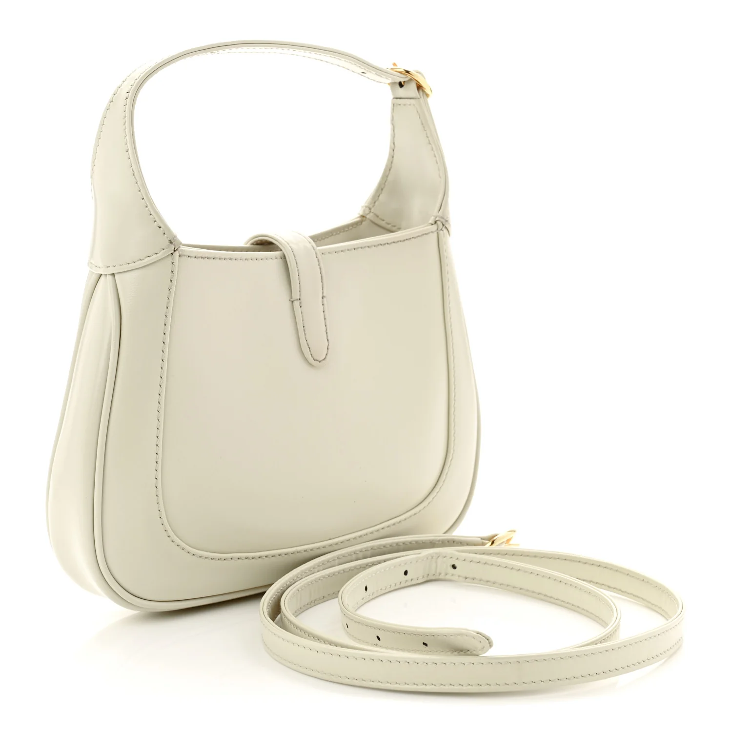 Boarded Dyana Lux Calfskin Mini Jackie 1961 Hobo Mystic White - Image 3