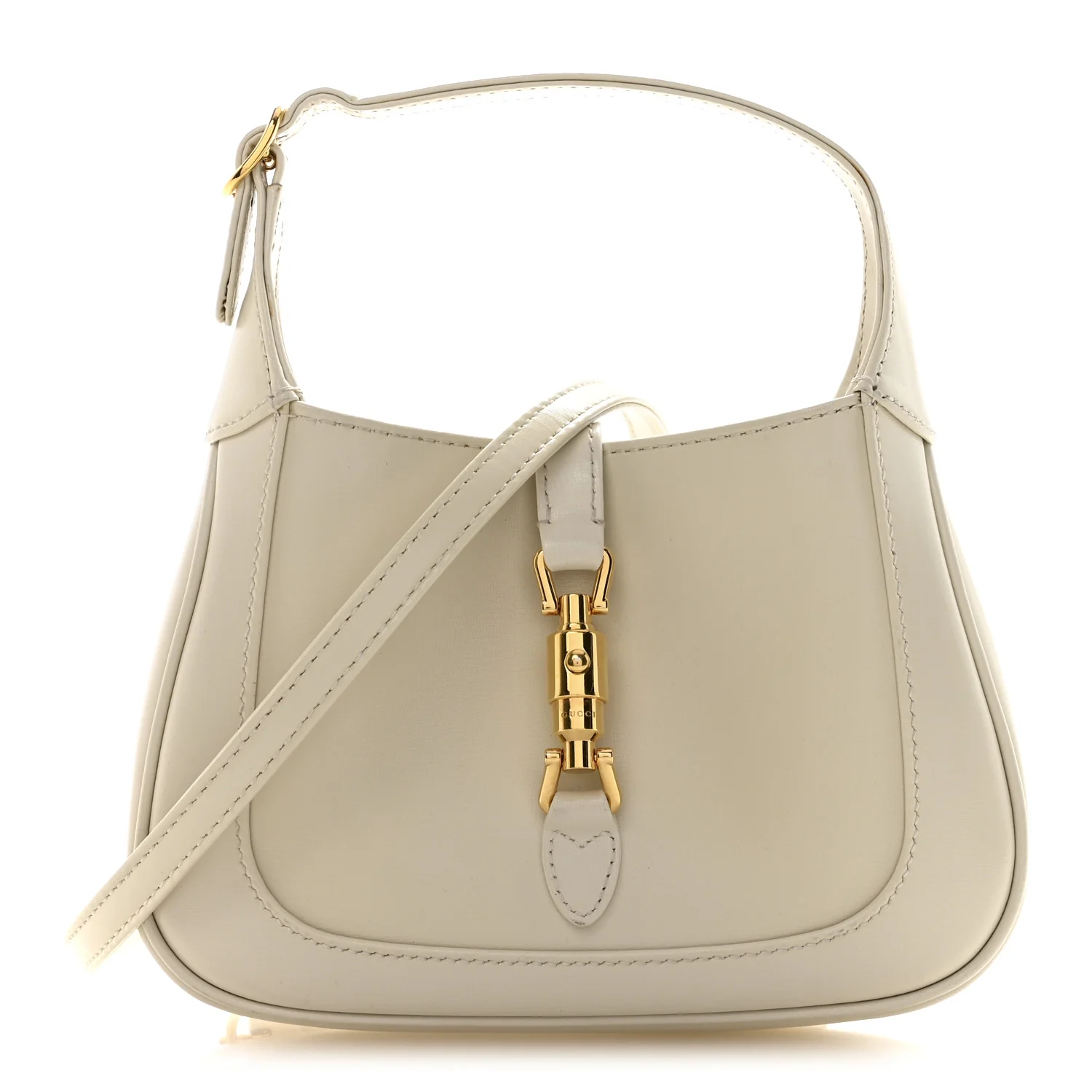 Boarded Dyana Lux Calfskin Mini Jackie 1961 Hobo Mystic White