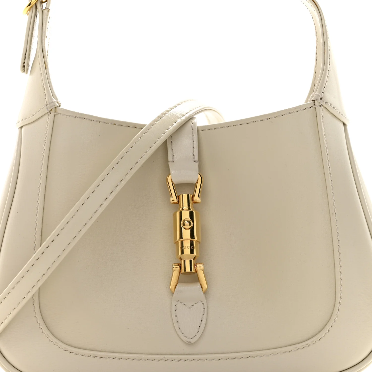 Boarded Dyana Lux Calfskin Mini Jackie 1961 Hobo Mystic White - Image 8