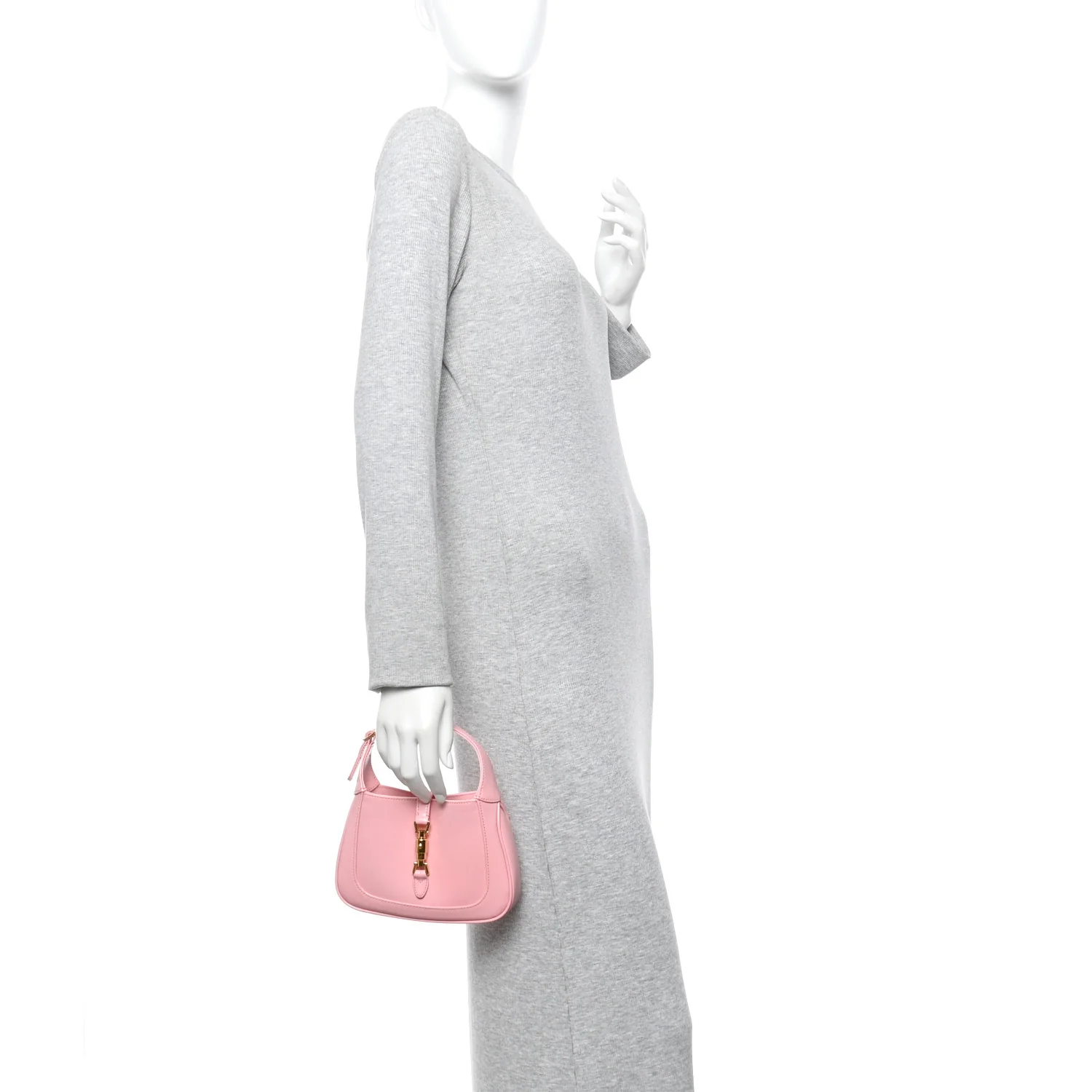 Boarded Dyana Lux Calfskin Mini Jackie 1961 Hobo Wild Rose - Image 2